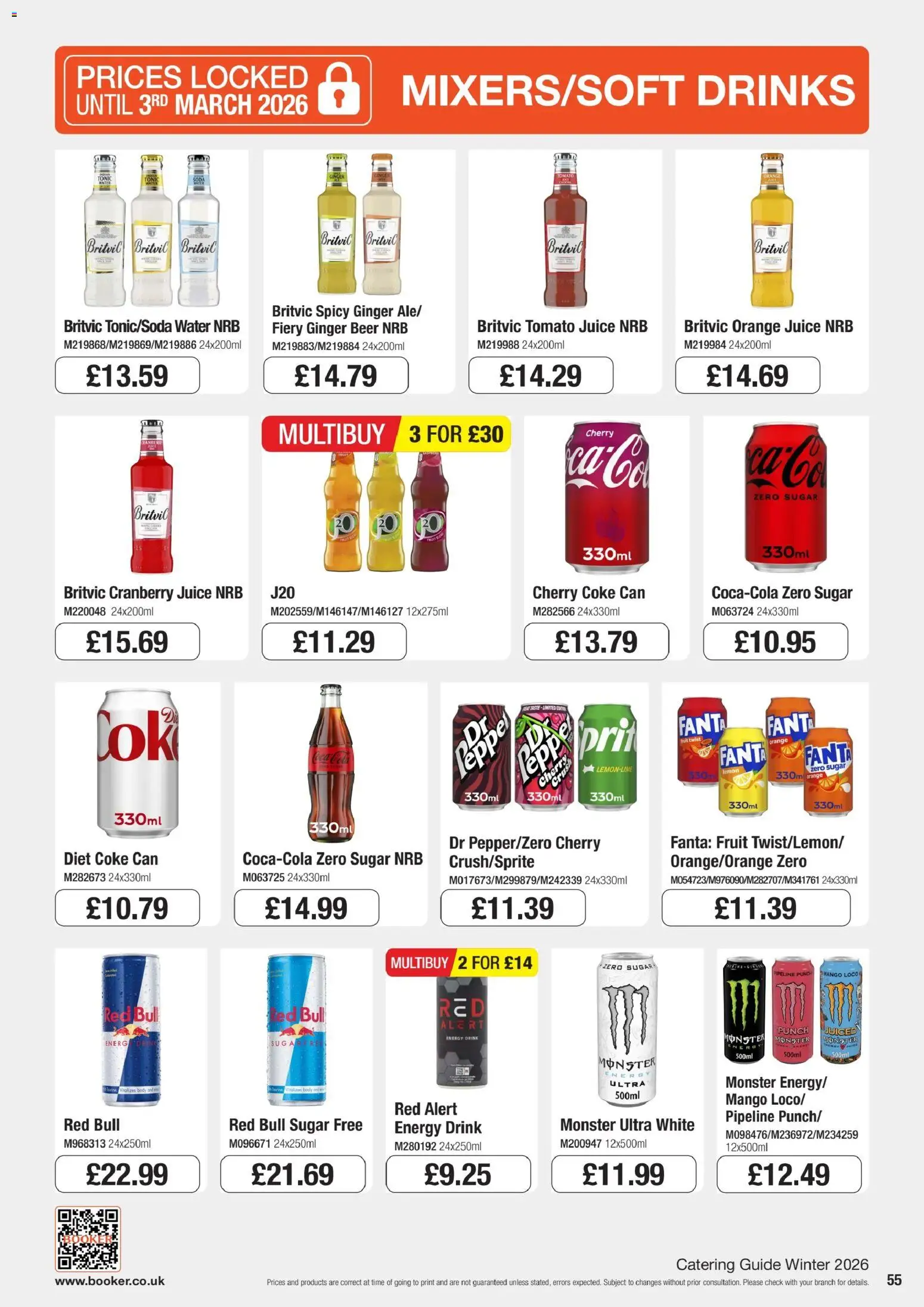 {H1} | Page: 55 | Products: Water, Sugar, Energy drink, Orange