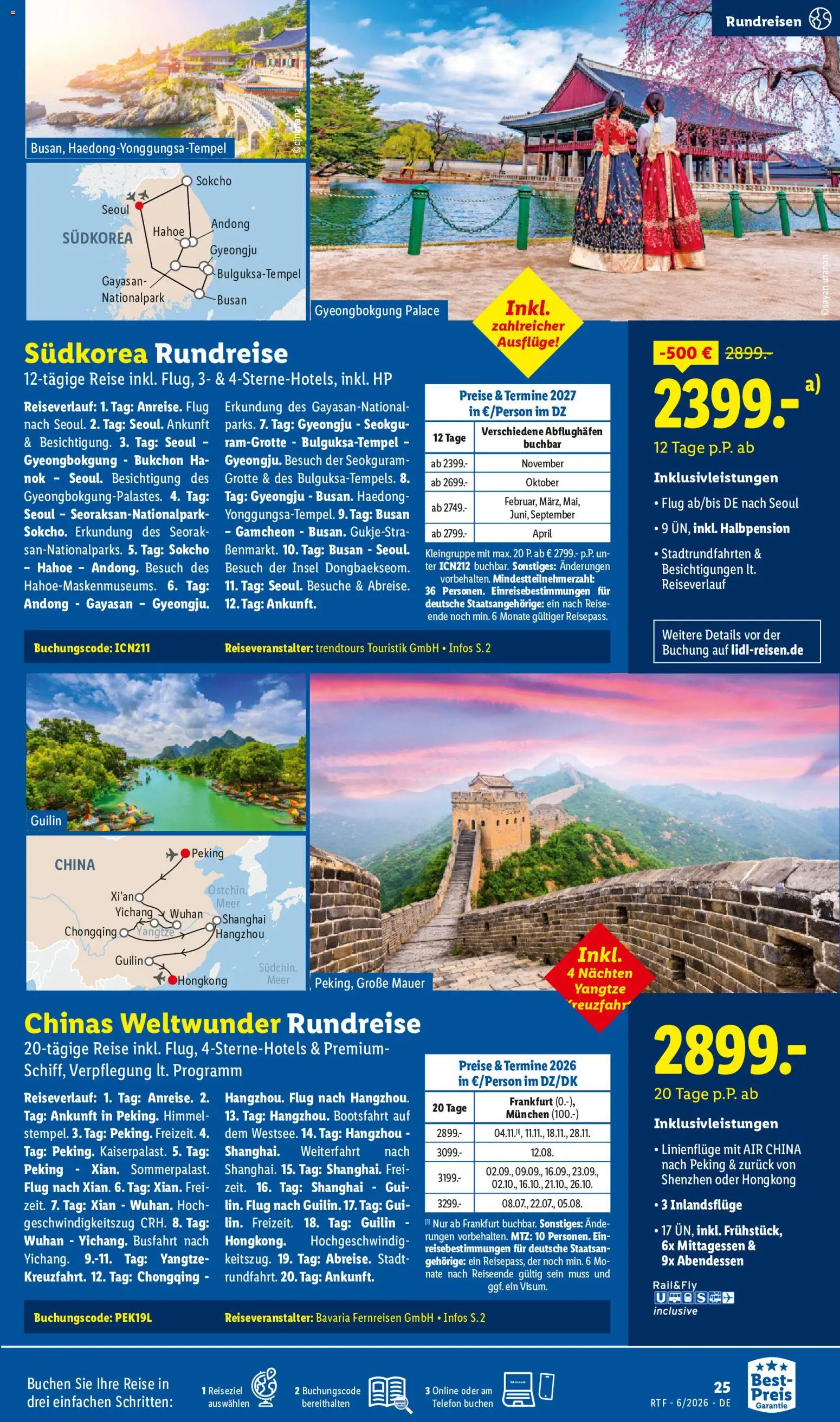 Lidl Reisen Reise-Highlights – gültig ab 13.06.2026 | Seite: 25 | Produkte: HP, Telefon