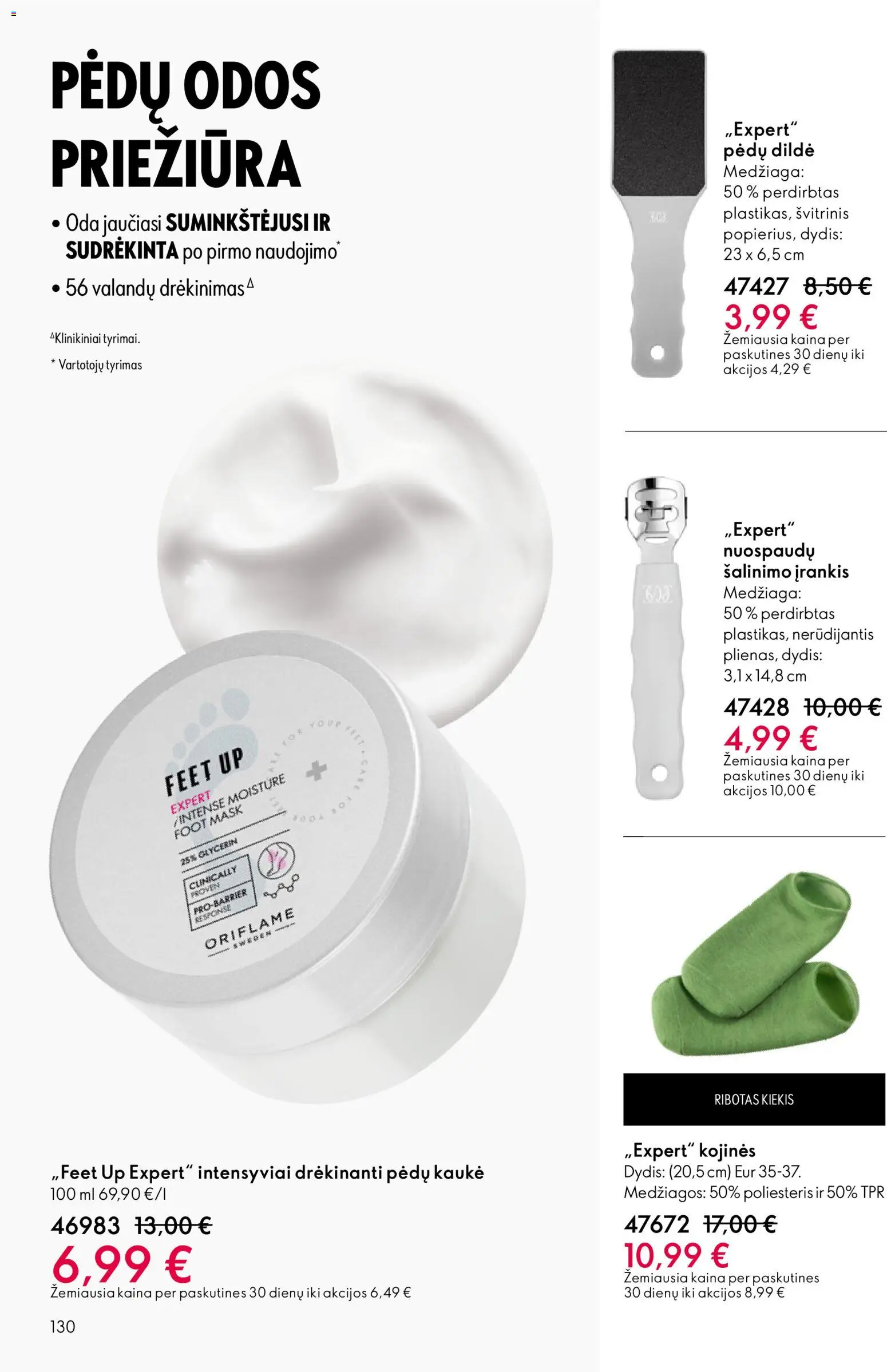 Oriflame akcijos nuo 13.05.2026 | Puslapis: 130 | Prekių: Kaukė, Kojinės