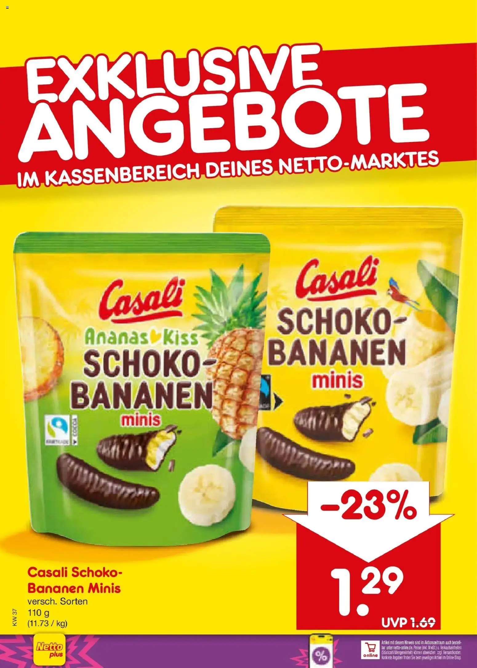 Netto Marken-Discount Prospekt Bad Friedrichshall – gültig ab 07.09.2026 | Seite: 36 | Produkte: Bananen, Ananas