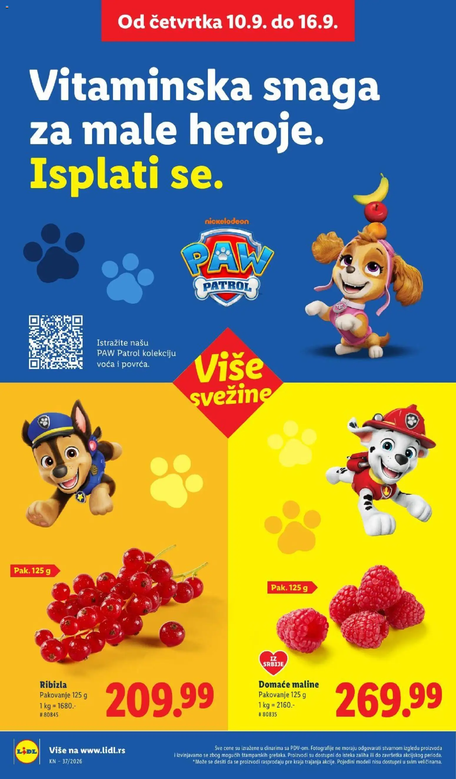Lidl katalog - važi od 10.09.2026 | Strana: 22