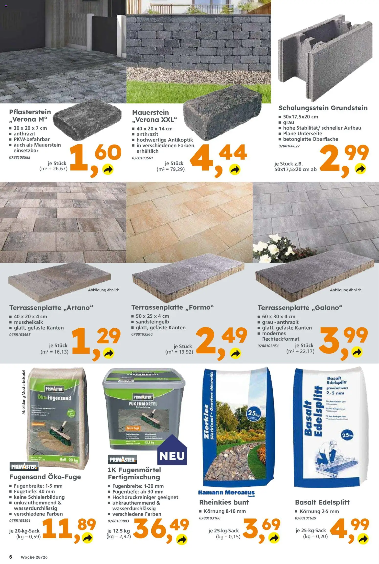Globus Baumarkt Prospekt Weinstadt-Endersbach – gültig ab 06.07.2026 | Seite: 6 | Produkte: Hochdruckreiniger
