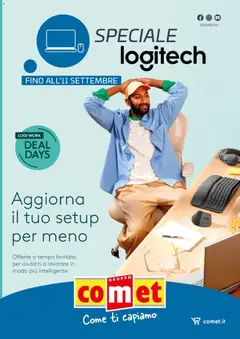 Anteprima del volantino Comet volantino Logitech valido a partire dal 03/09/2026