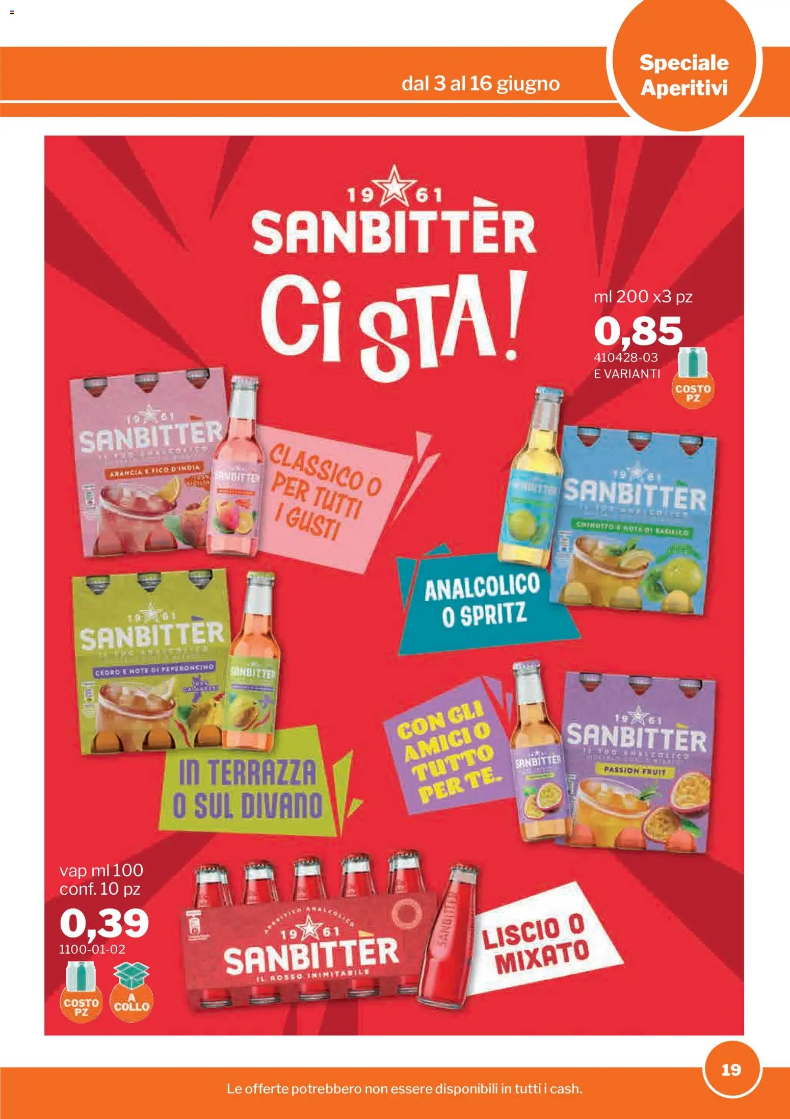 Volantino Sogegross del 03.06.2026 | Pagina: 19 | Prodotti: Peperoncino, Basilico, Arancia, Divano