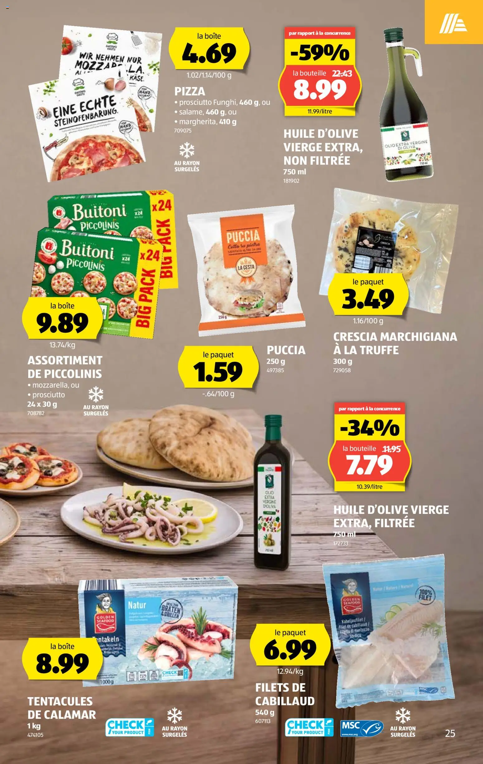 Aldi aktionen FR – gültig ab 03.09.2026 | Seite: 25 | Produkte: Käse, Pizza