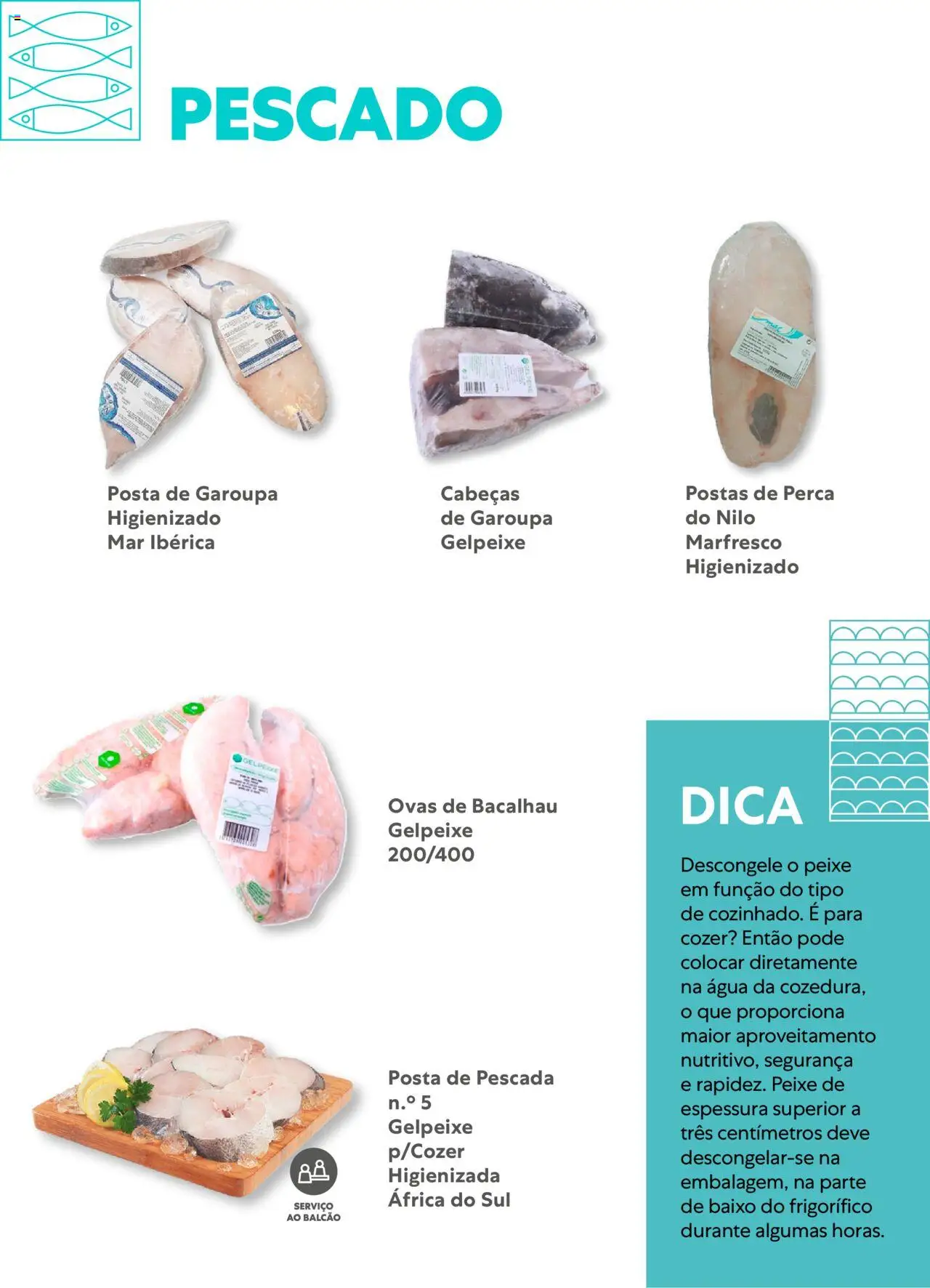 Recheio - Congelados do Mar e da Terra │ válido de 14/07/2025 | Página: 17 | Produtos: Agua, Bacalhau, Frigorífico, Peixe