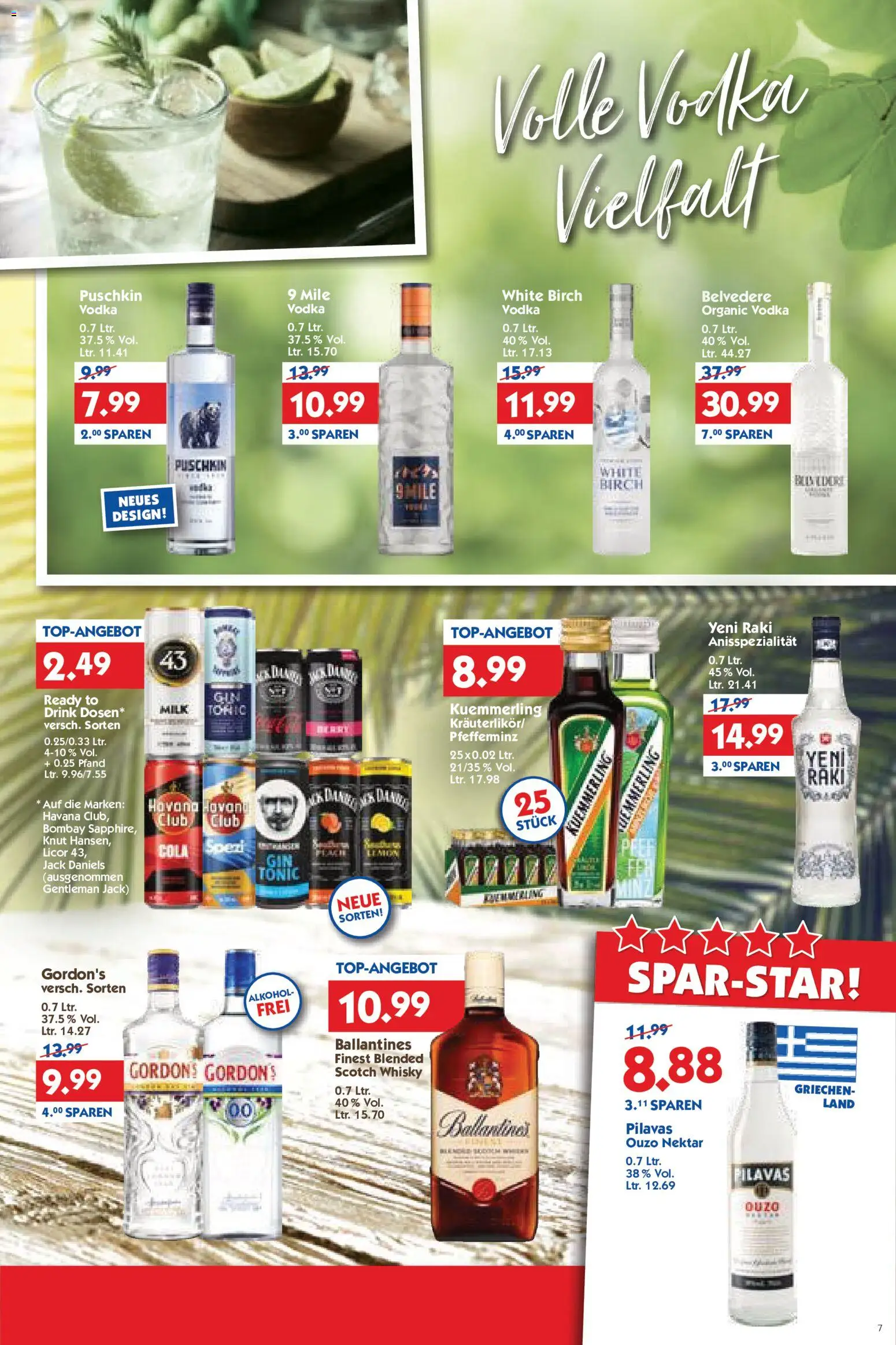 HOL’AB! Prospekt – gültig ab 10.08.2026 | Seite: 7 | Produkte: Ouzo, Cola, Kuemmerling, Vodka