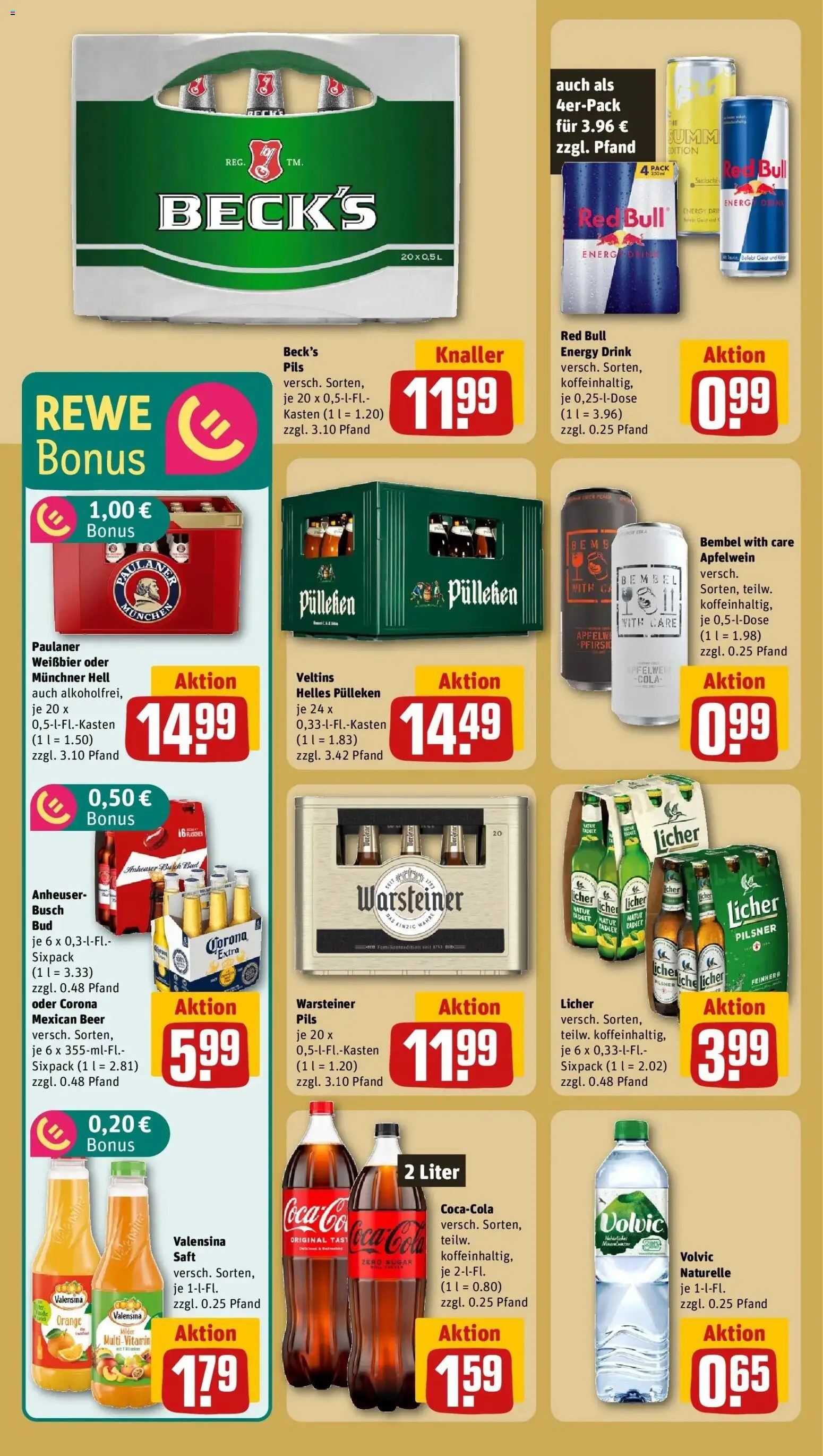 Rewe Prospekt Niederaula	 – gültig ab 10.05.2026 | Seite: 19 | Produkte: Helles pulleken, Pils, Warsteiner, Veltins