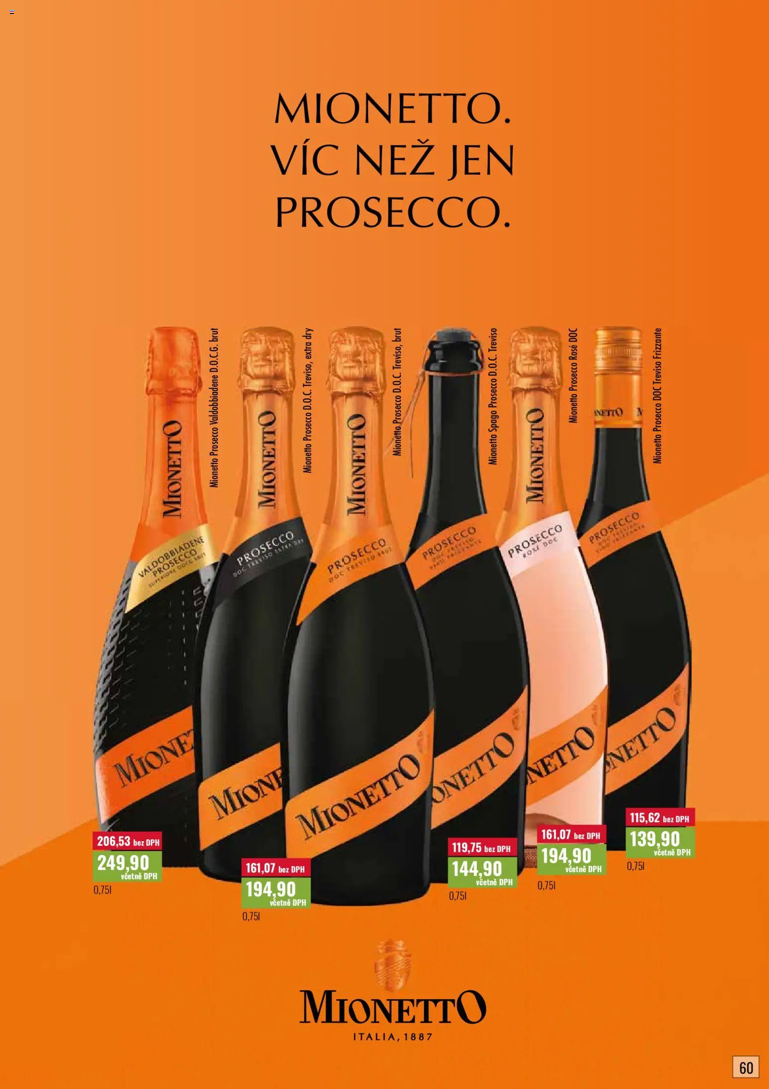 Ratio leták od 01.09.2026 | Strana: 61 | Produkty: Prosecco, Frizzante, Prosecco Valdobbiadene, Prosecco rosé