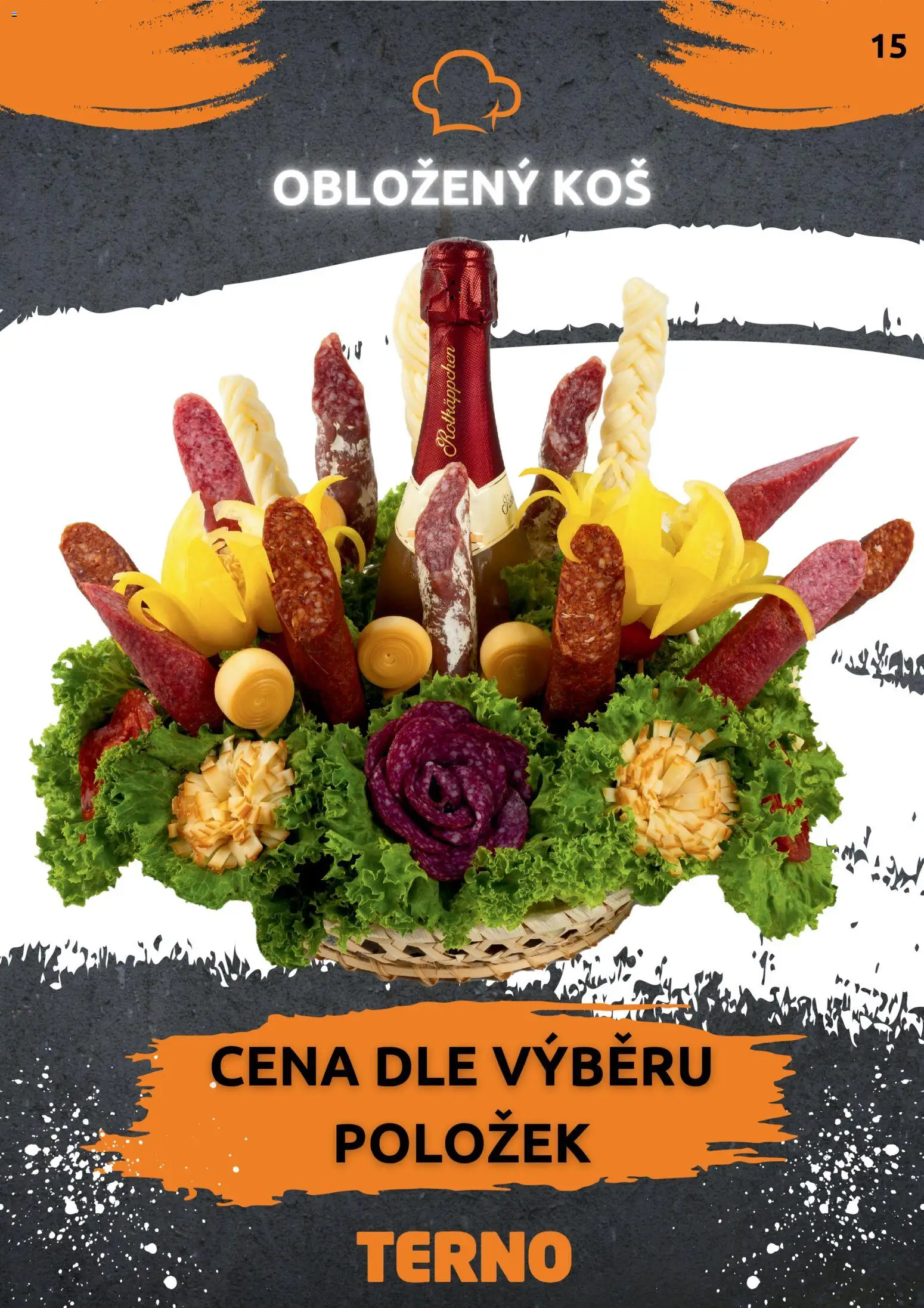Terno leták - Grill Zlín – Studená kuchyně od 30.01.2026 | Strana: 16 | Produkty: Koš