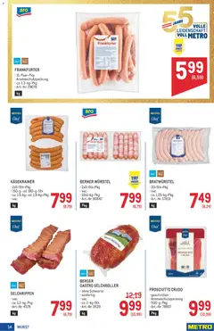Metro angebote Profi ab 17.09.2026 gültig | Seite: 14 | Produkte: Wurst