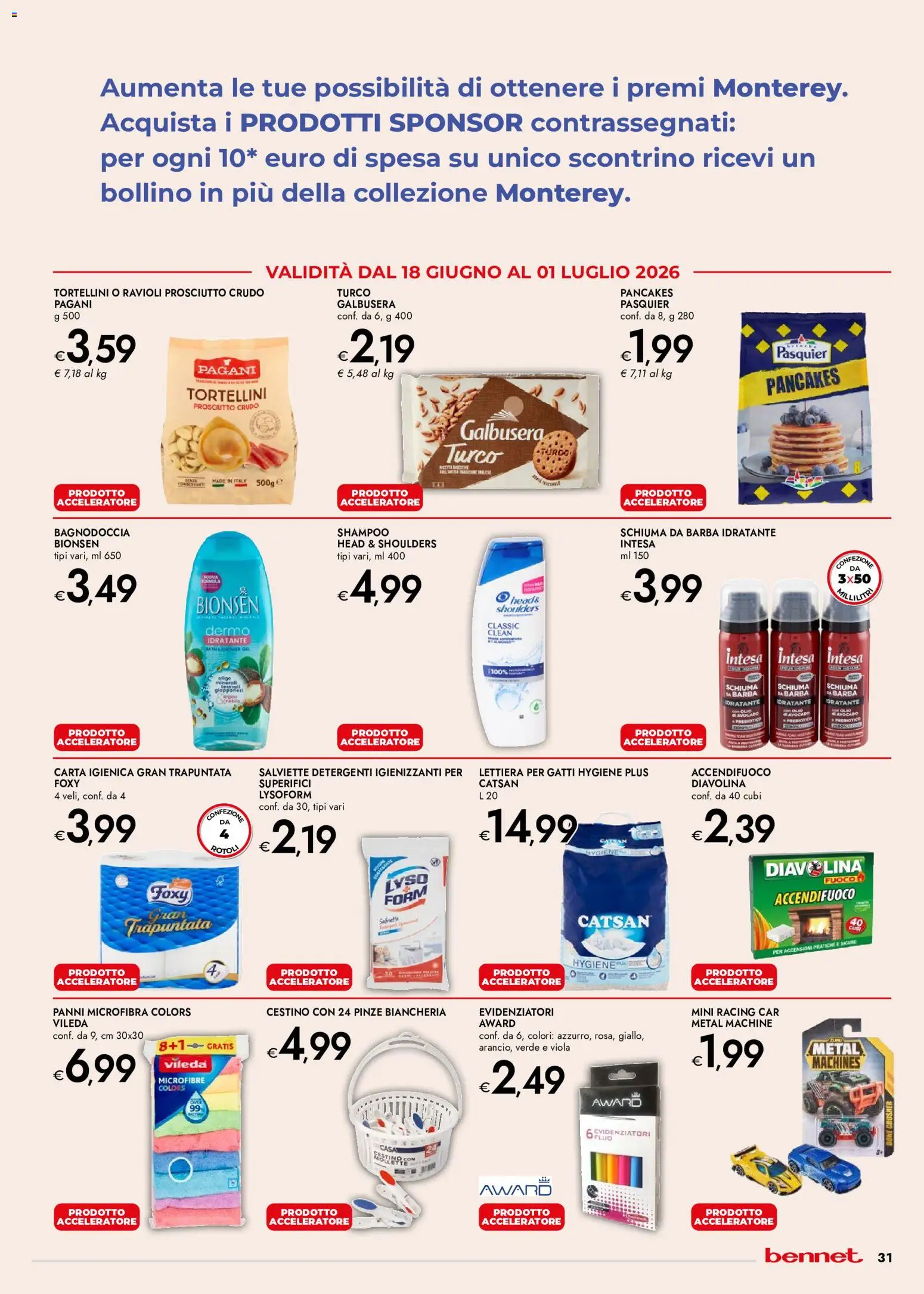 Volantino bennet del 18.06.2026 | Pagina: 31