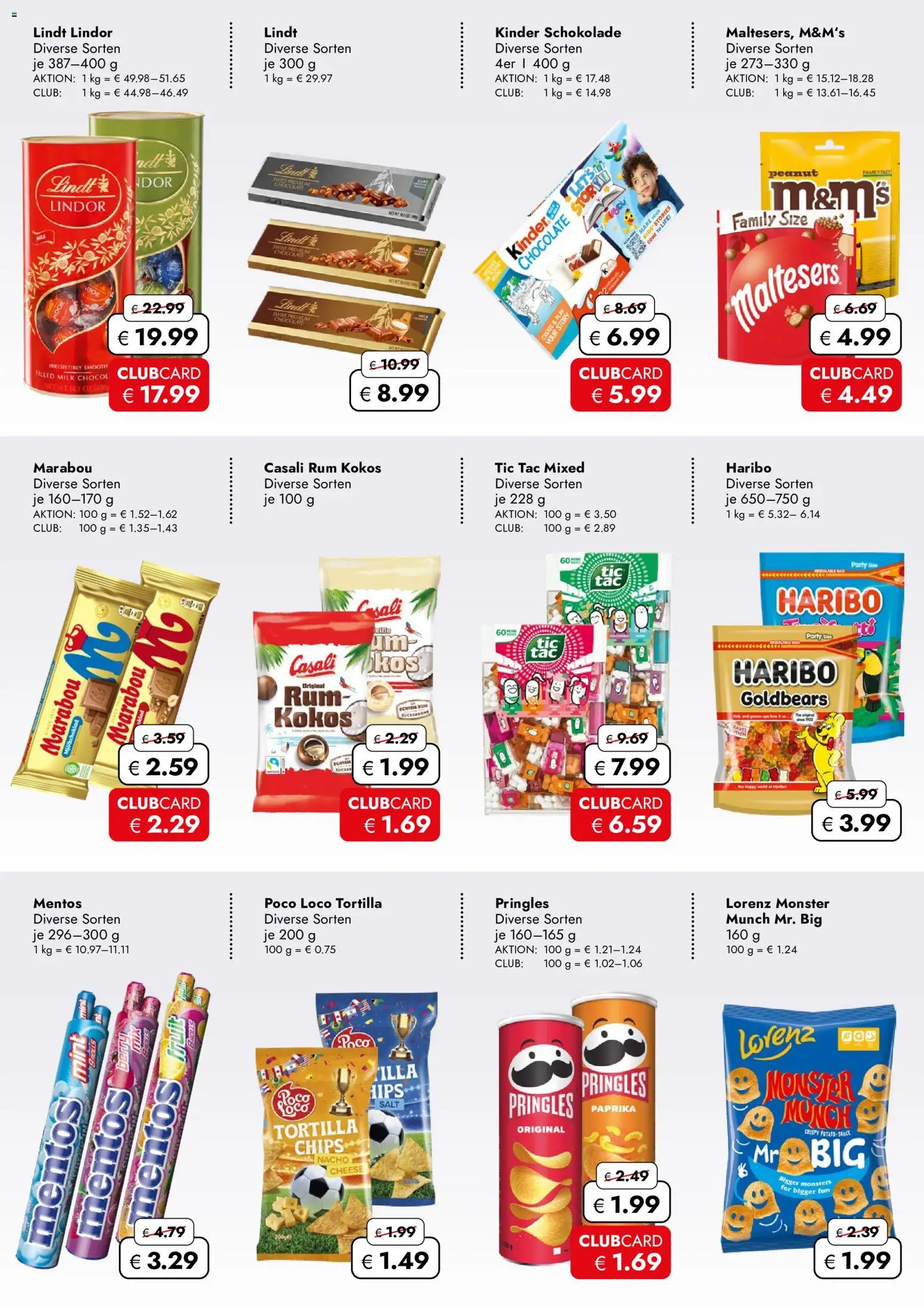 Travel Free  Aktionsangebote – gültig ab 12.06.2026 | Seite: 9 | Produkte: Schokolade, M&M's, Lindt, Chips