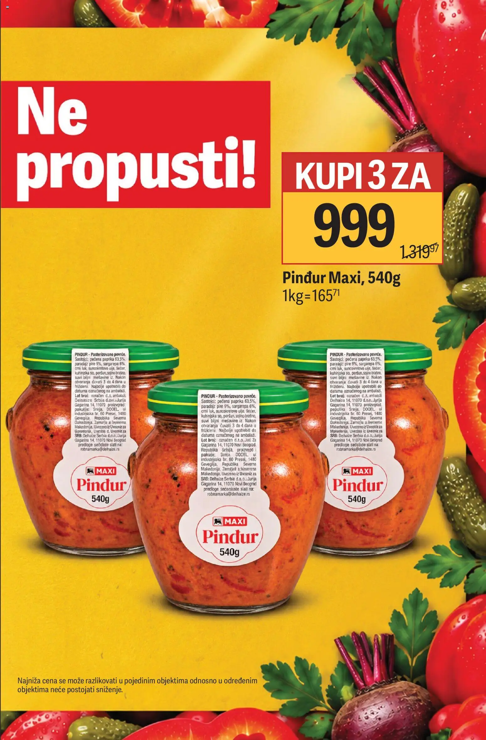 Mega Maxi katalog - važi od 17.09.2026 | Strana: 3 | Proizvode: Pečena paprika, Paprika, Sastojci, Paradajz