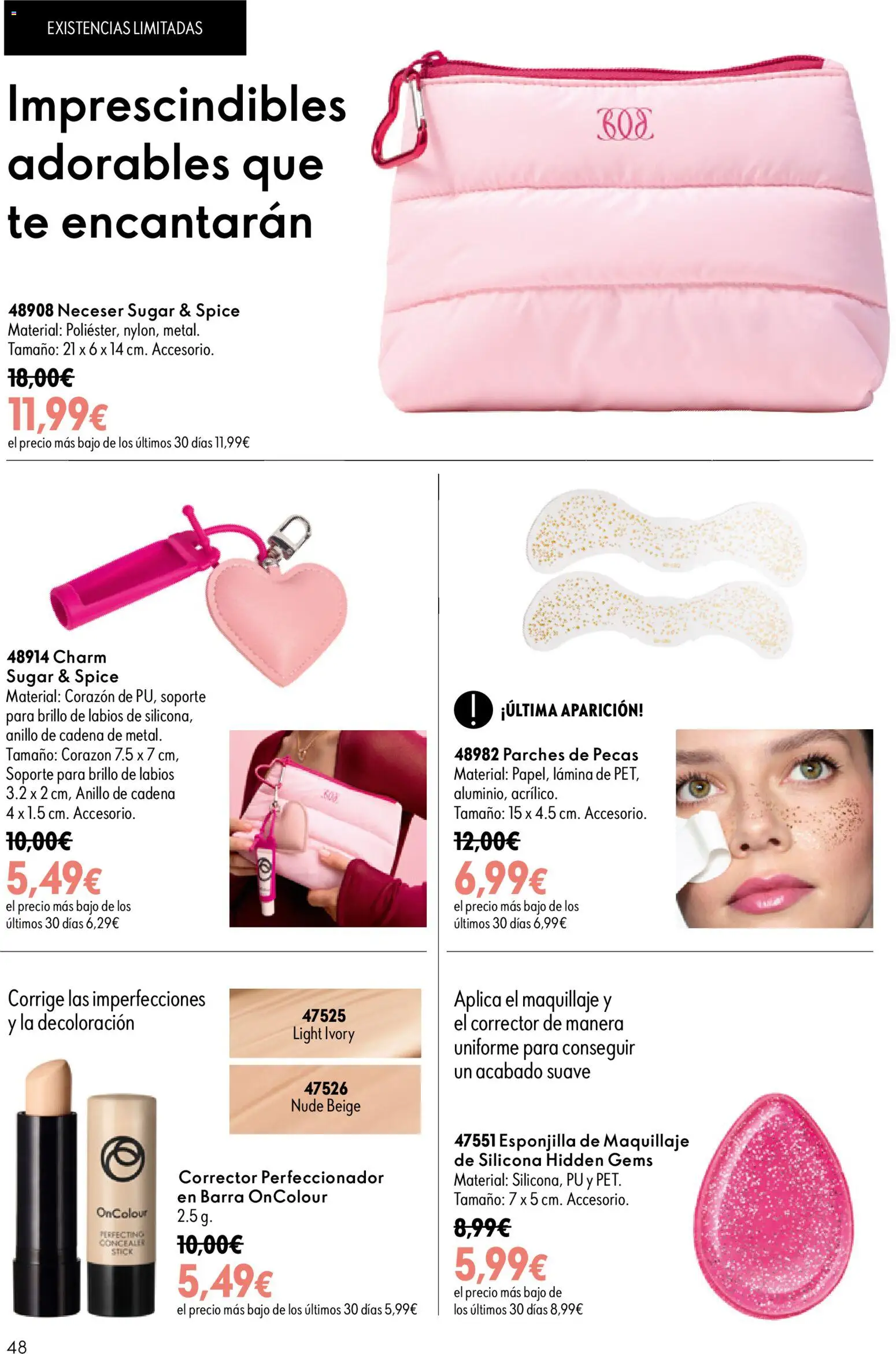 Oriflame - Catálogo Campaña 11 │ válido desde el 05/08/2026 | Página: 48 | Productos: Maquillaje, Corrector, Té, Neceser