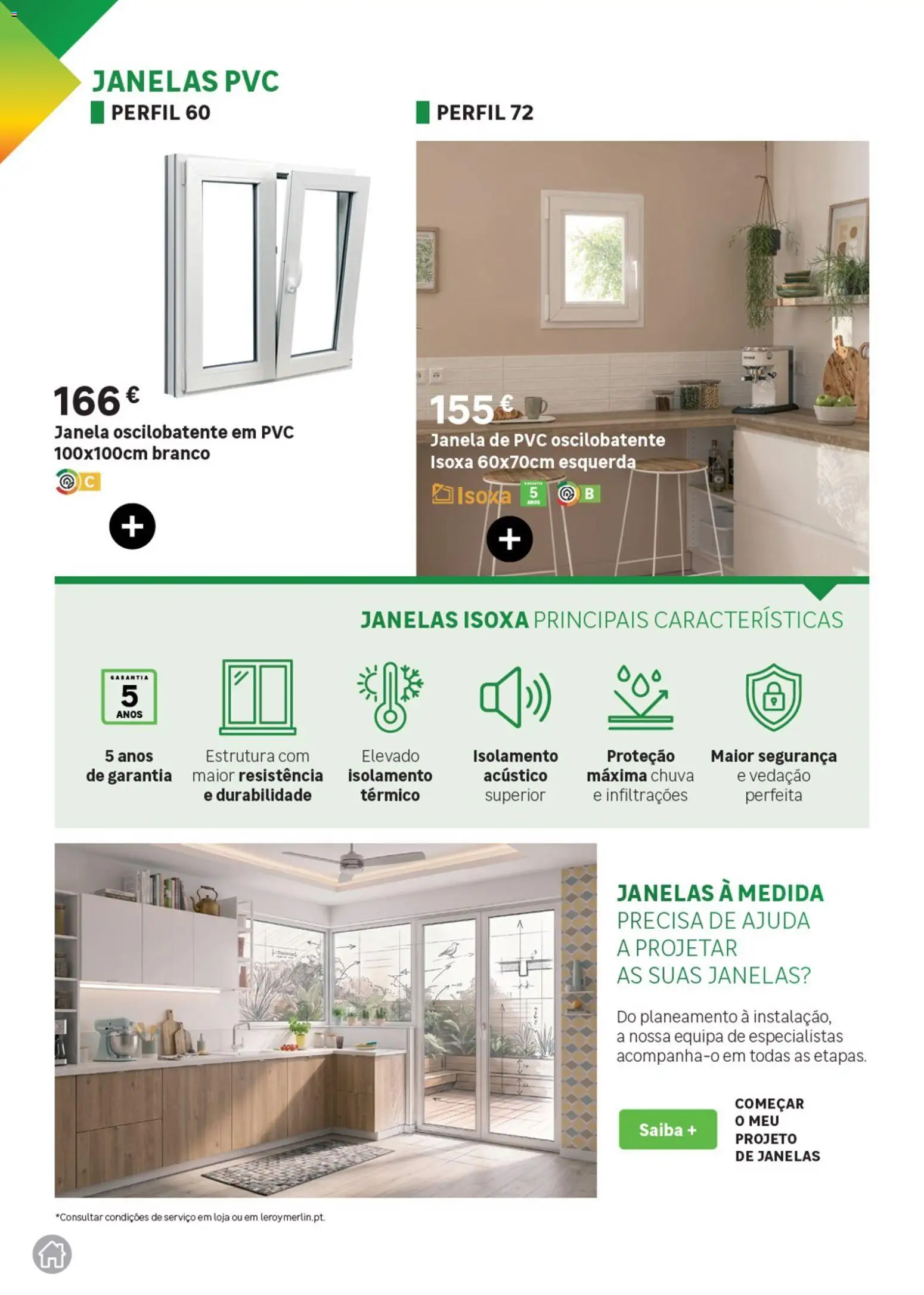 Leroy Merlin Catálogo de Eficiência Energética │ válido de 15/10/2026 | Página: 8 | Produtos: Isolamento, Janela
