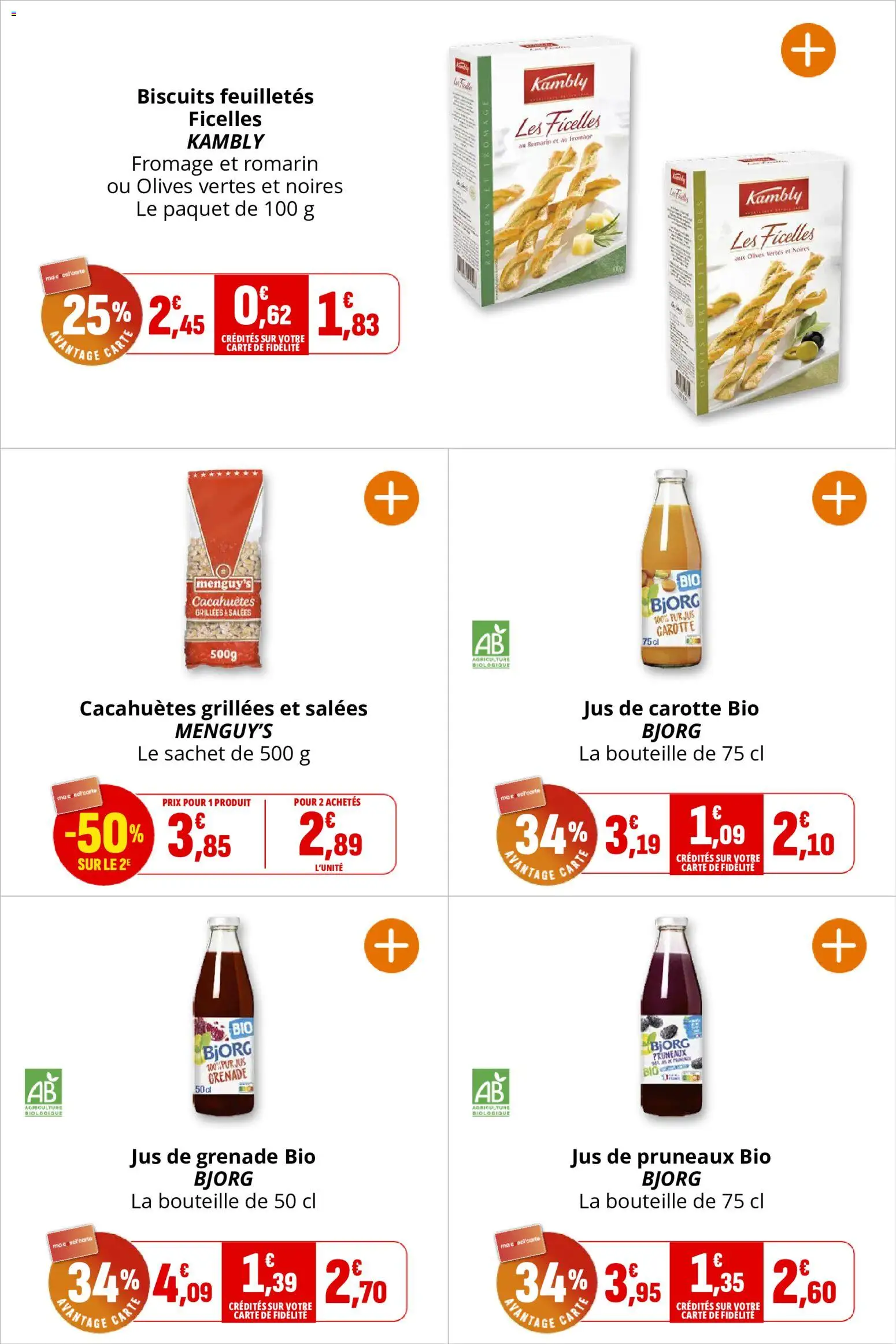 {H1} | Page: 28 | Produits: Olives, Fromage, Jus, Biscuits