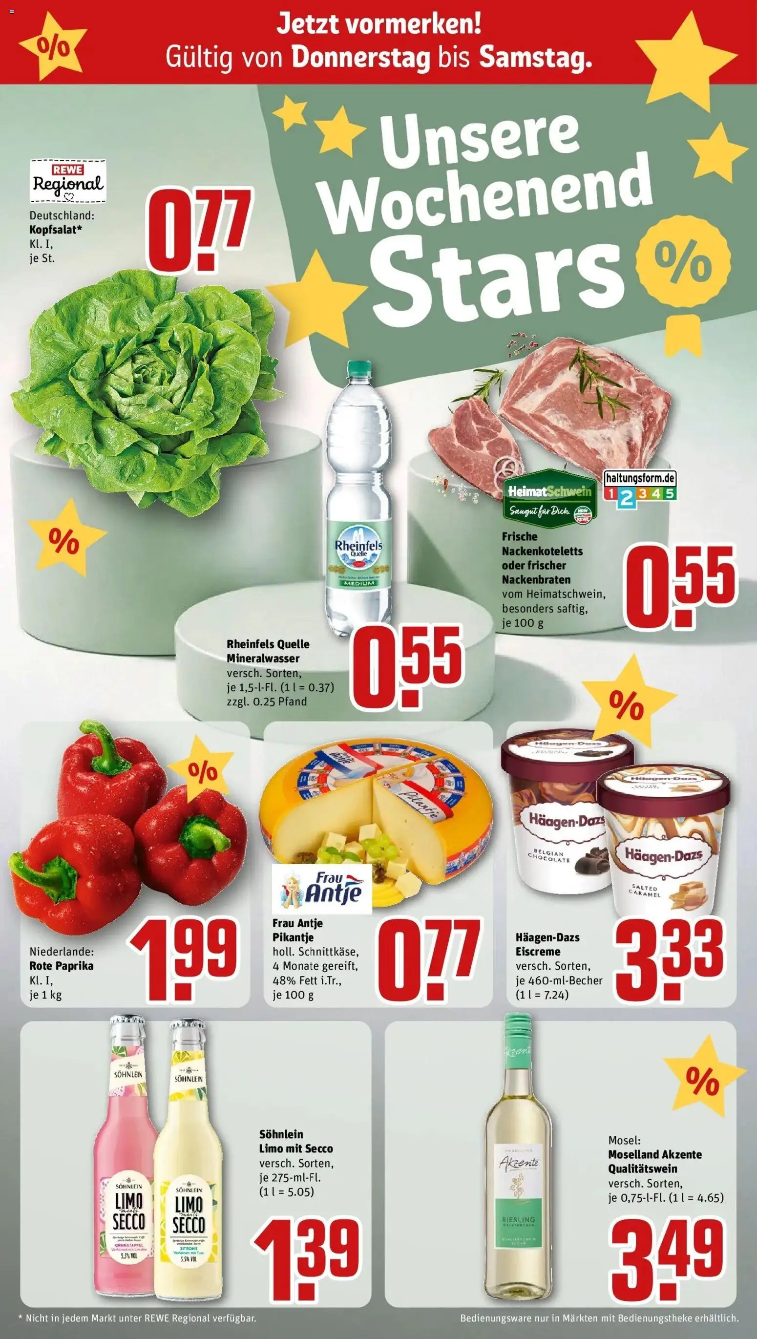 Rewe Prospekt Essen – gültig ab 13.07.2026 | Seite: 26 | Produkte: Granatapfel, Mineralwasser, Zitrone, Rheinfels quelle