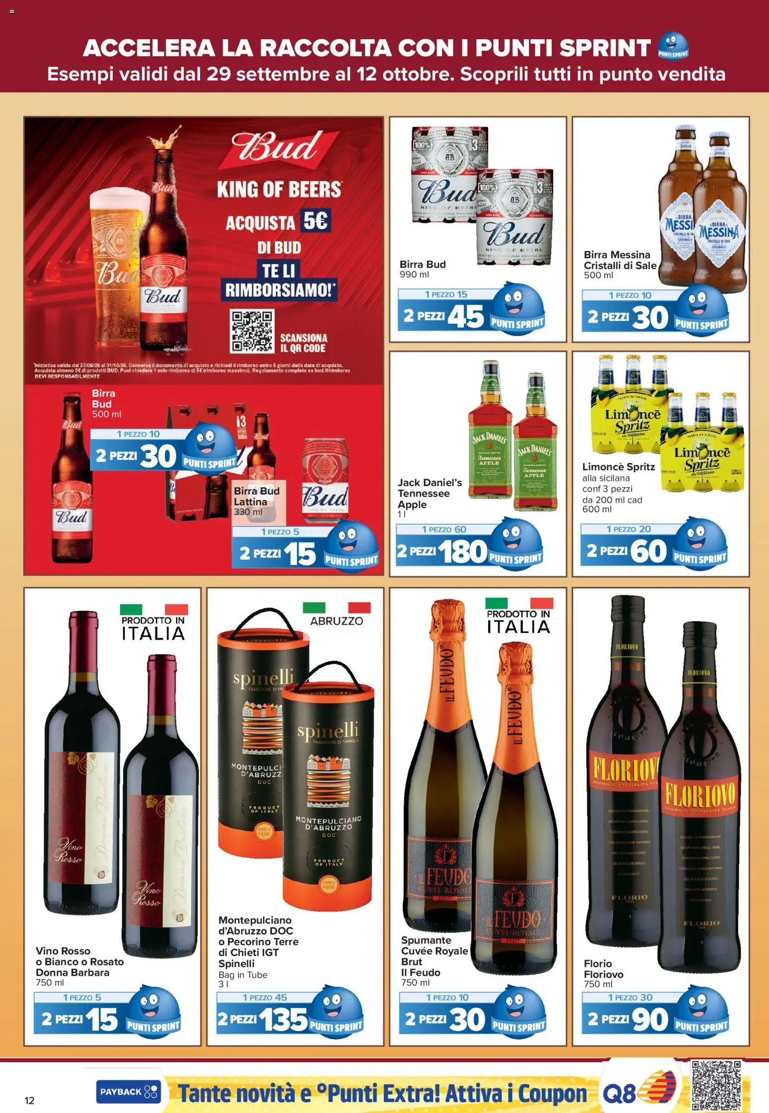 Volantino Carrefour del 29/09/2026 | Pagina: 12 | Prodotti: Tè, Sale, Pecorino, Specialità