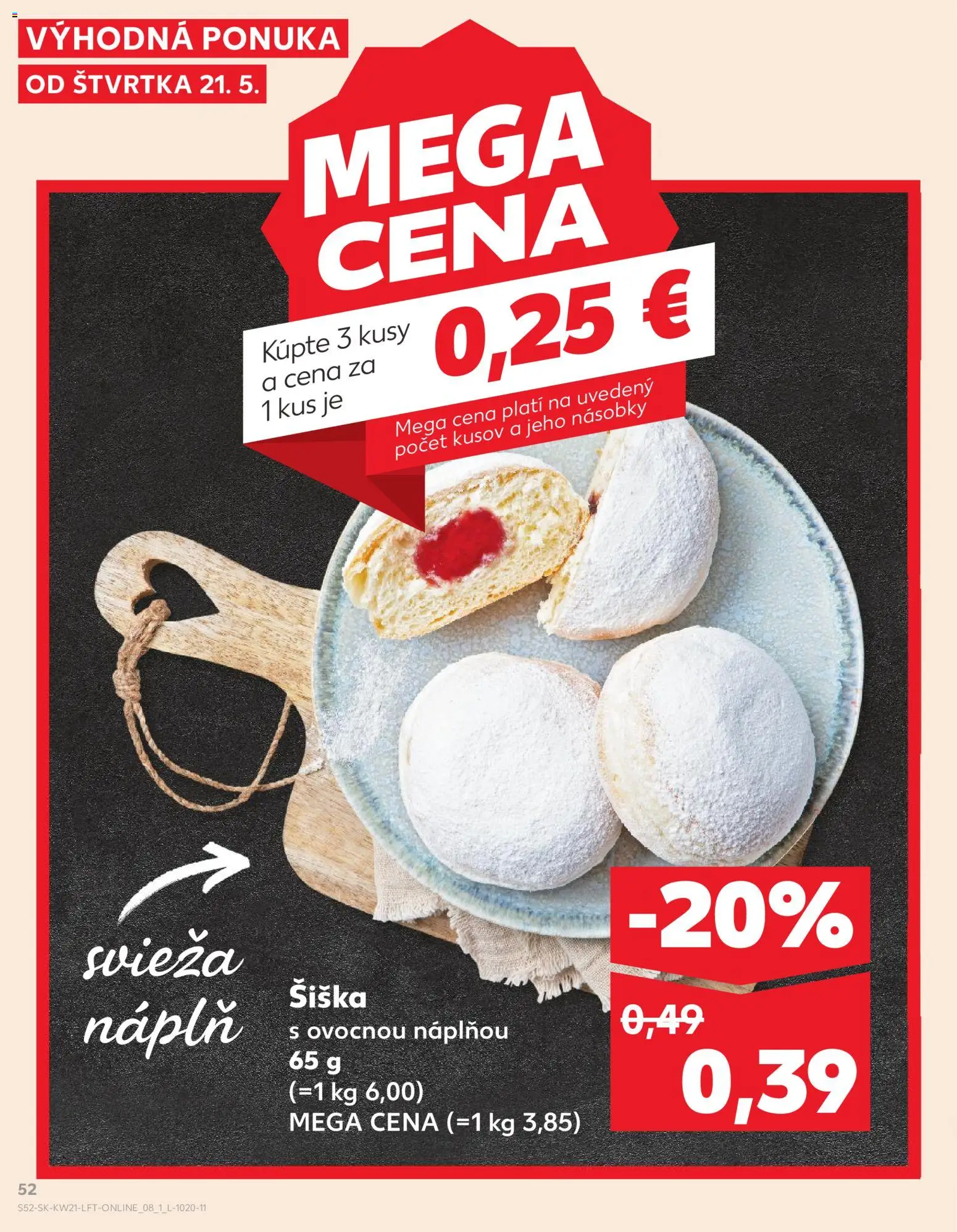 Kaufland SK akciós ujság - amely érvényes a következő dátumtól: 21.05.2026 | Oldal: 52