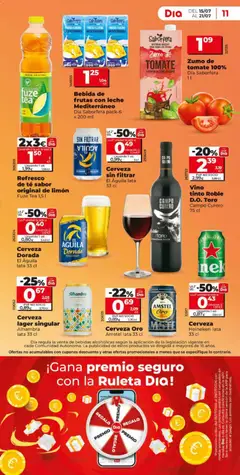 Vista previa Bebida de frutas con leche Mediterráneo, Dia Saborfera pack-6 x 200 ml válido desde el 15/07/2026 | Página: 11