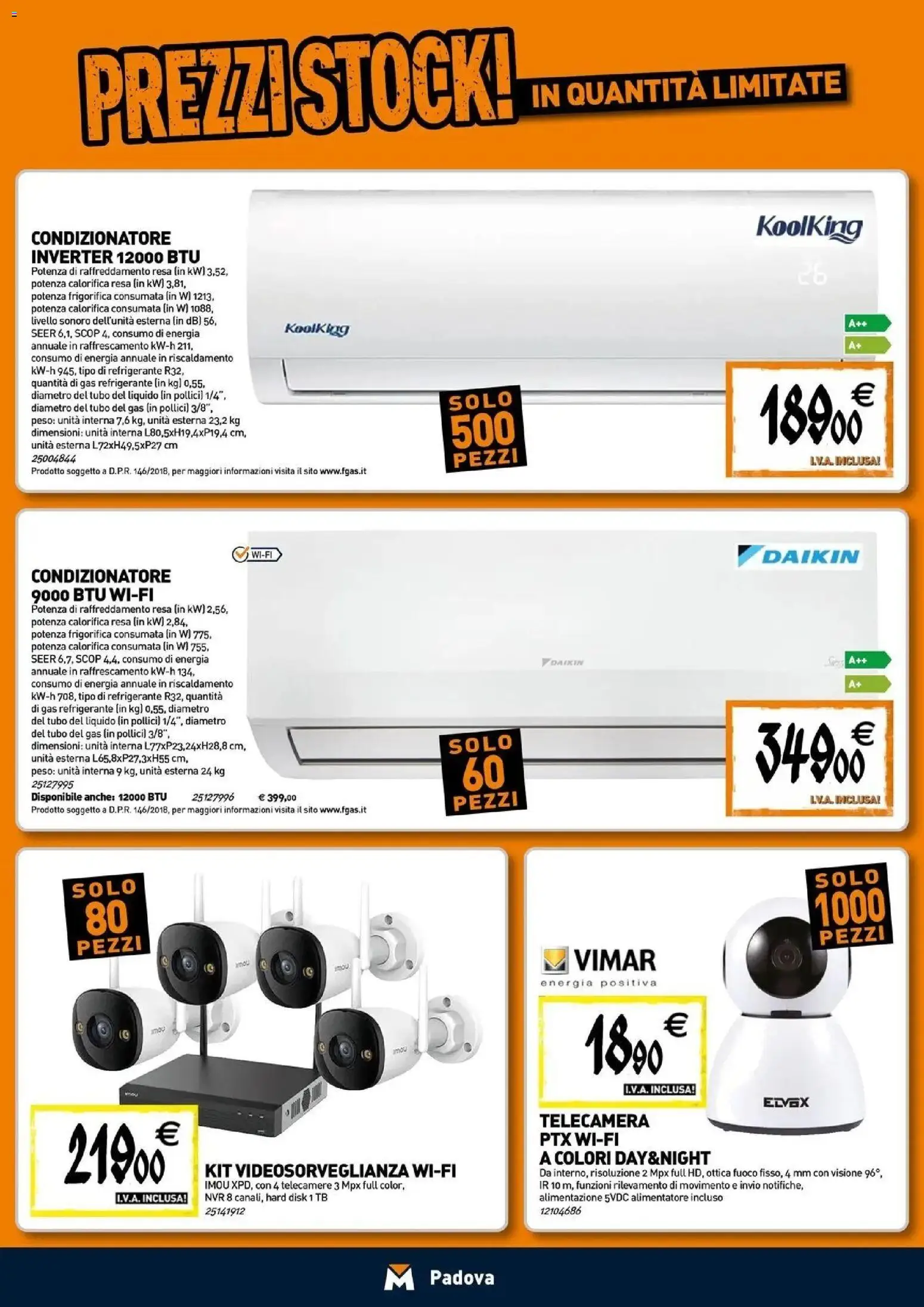 Nuovo TECNOMAT catalogo Padova dal 07/10/2026 > offerte anteprima 🛍️ | Pagina: 9 | Prodotti: Tubo, Condizionatore
