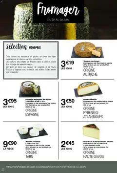 Monoprix - Prévisualisation de Monoprix catalogue valide à partir de 16.06.2026 | Page: 22