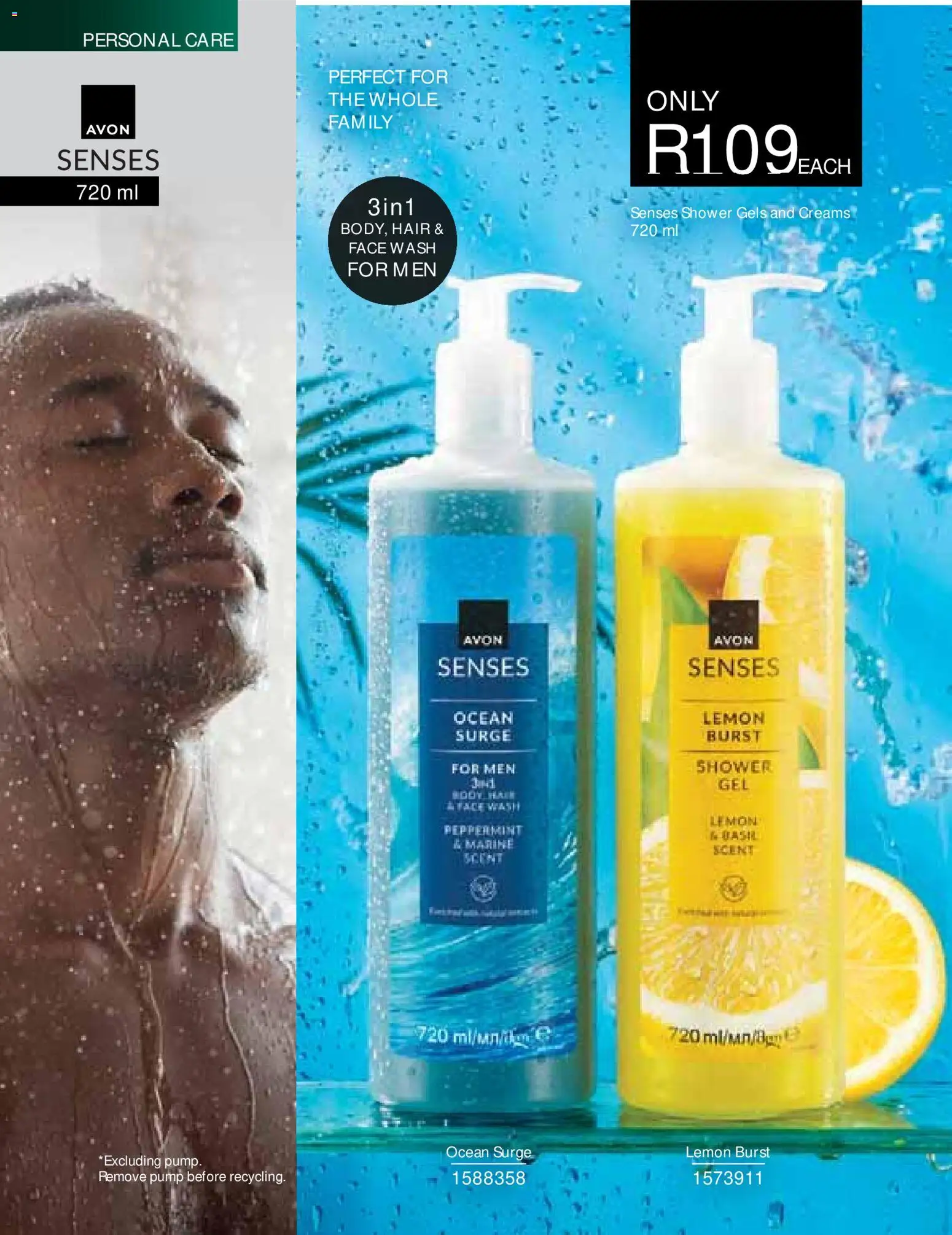 New Avon catalogue – valid from 01/09/2026 | Page: 132 | Products: Shower, Lemon