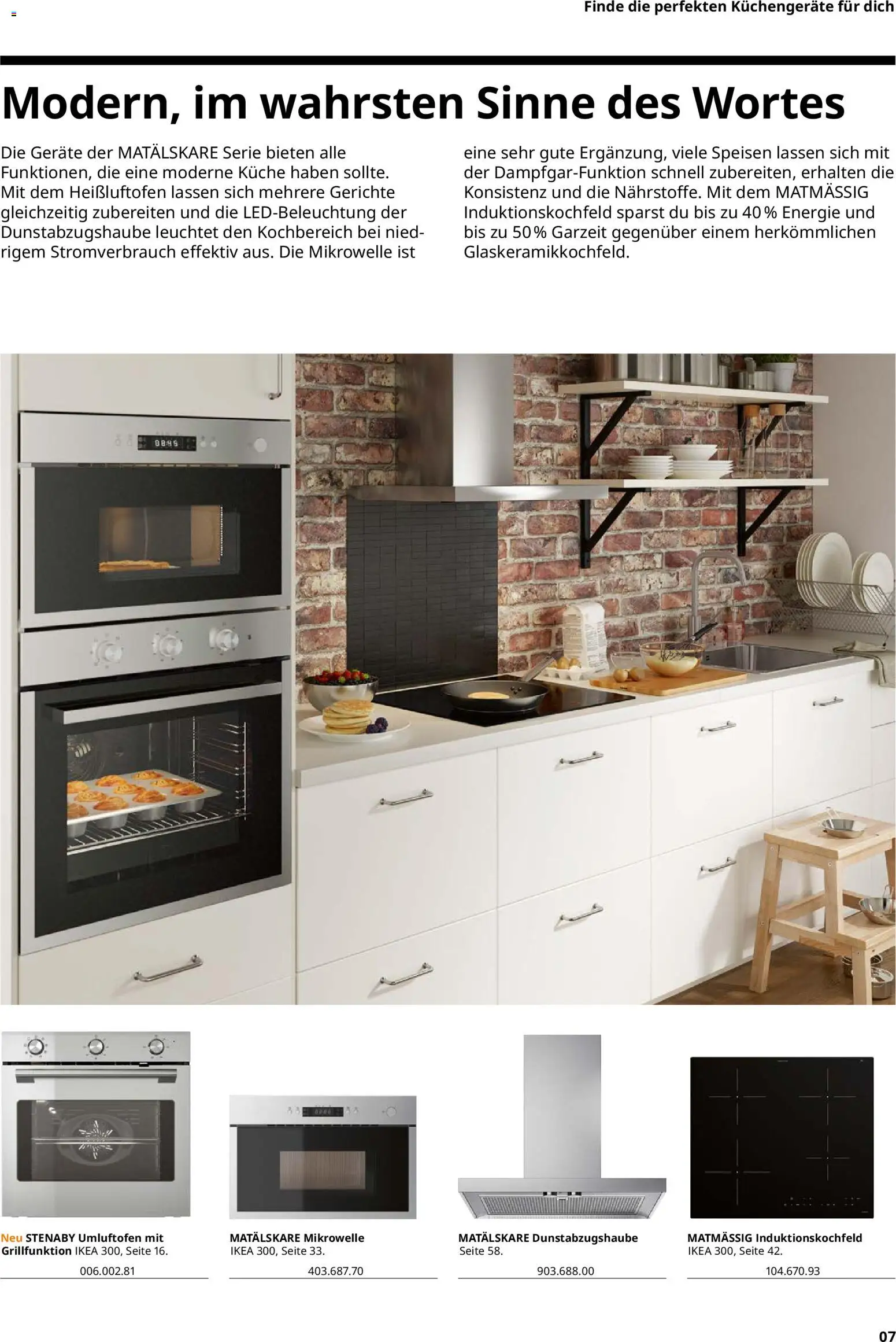Ikea Elektrogeräte – gültig ab 02.01.2026 | Seite: 7 | Produkte: Mikrowelle, Küche, Gerichte
