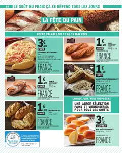 E.Leclerc - Prévisualisation de PAIN COMPLET(1), 350 g. valide à partir de 12.05.2026 | Page: 10 | Produits: Viennoiseries, Pain