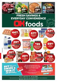OK Foods specials catalogue – valid from 15/07/2026