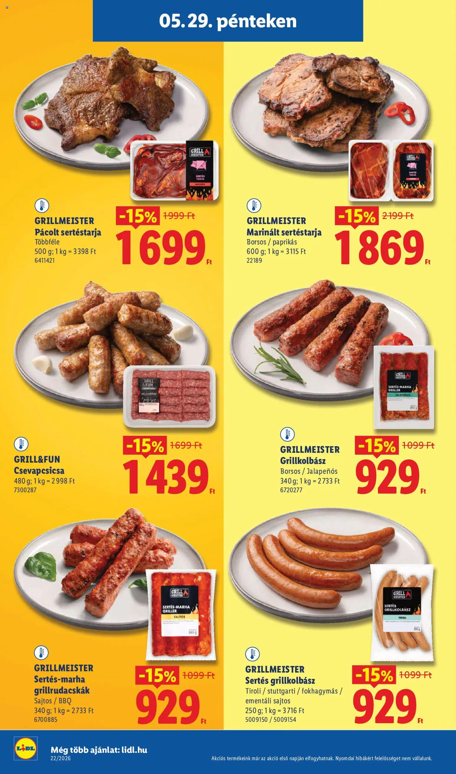 Lidl akciós ujság - amely érvényes a következő dátumtól: 28.05.2026 | Oldal: 44