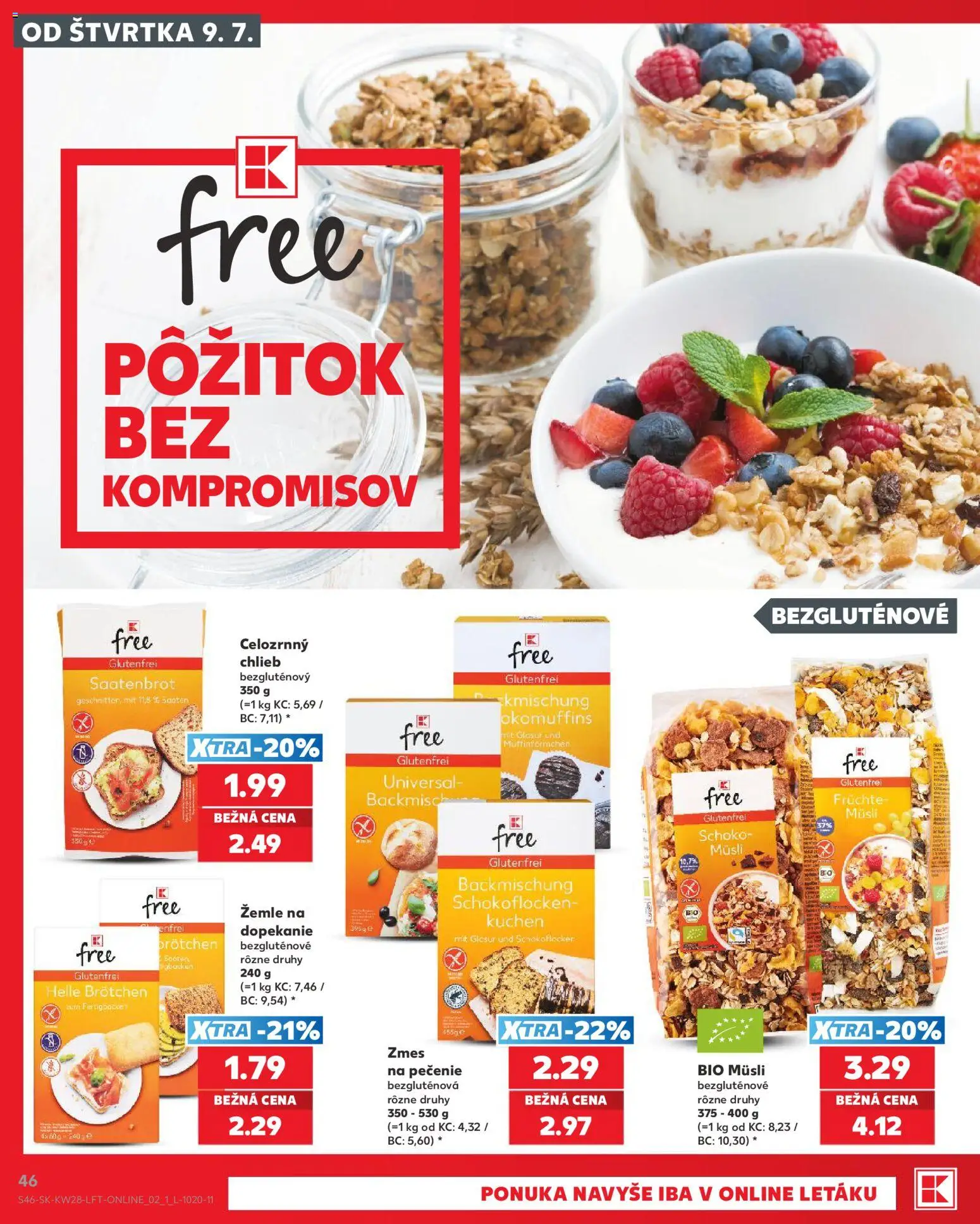 Kaufland SK akciós ujság - amely érvényes a következő dátumtól: 2026.07.09. | Oldal: 46