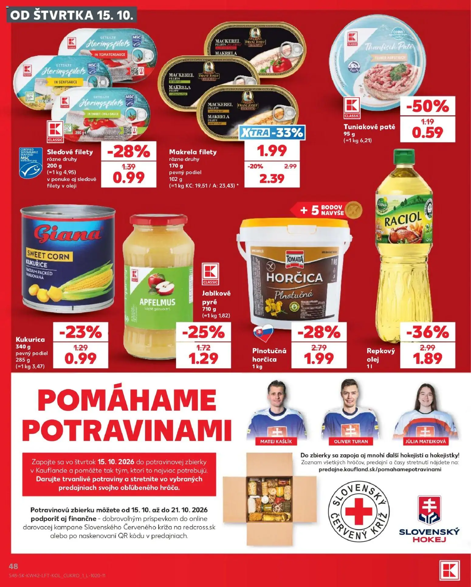 Nové Kaufland akcie – leták je platný od 15.10.2026 | Strana: 48