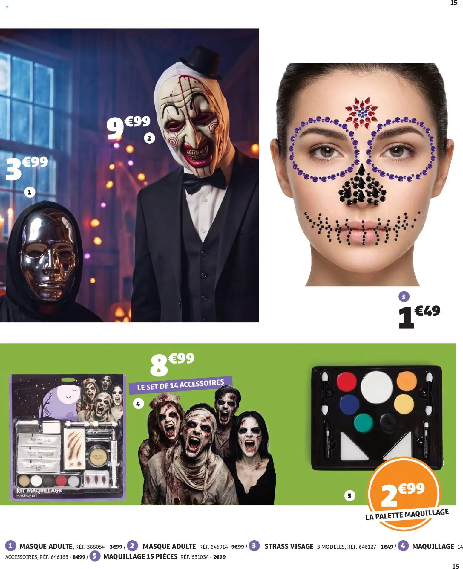 {H1} | Page: 15 | Produits: Maquillage, Masque