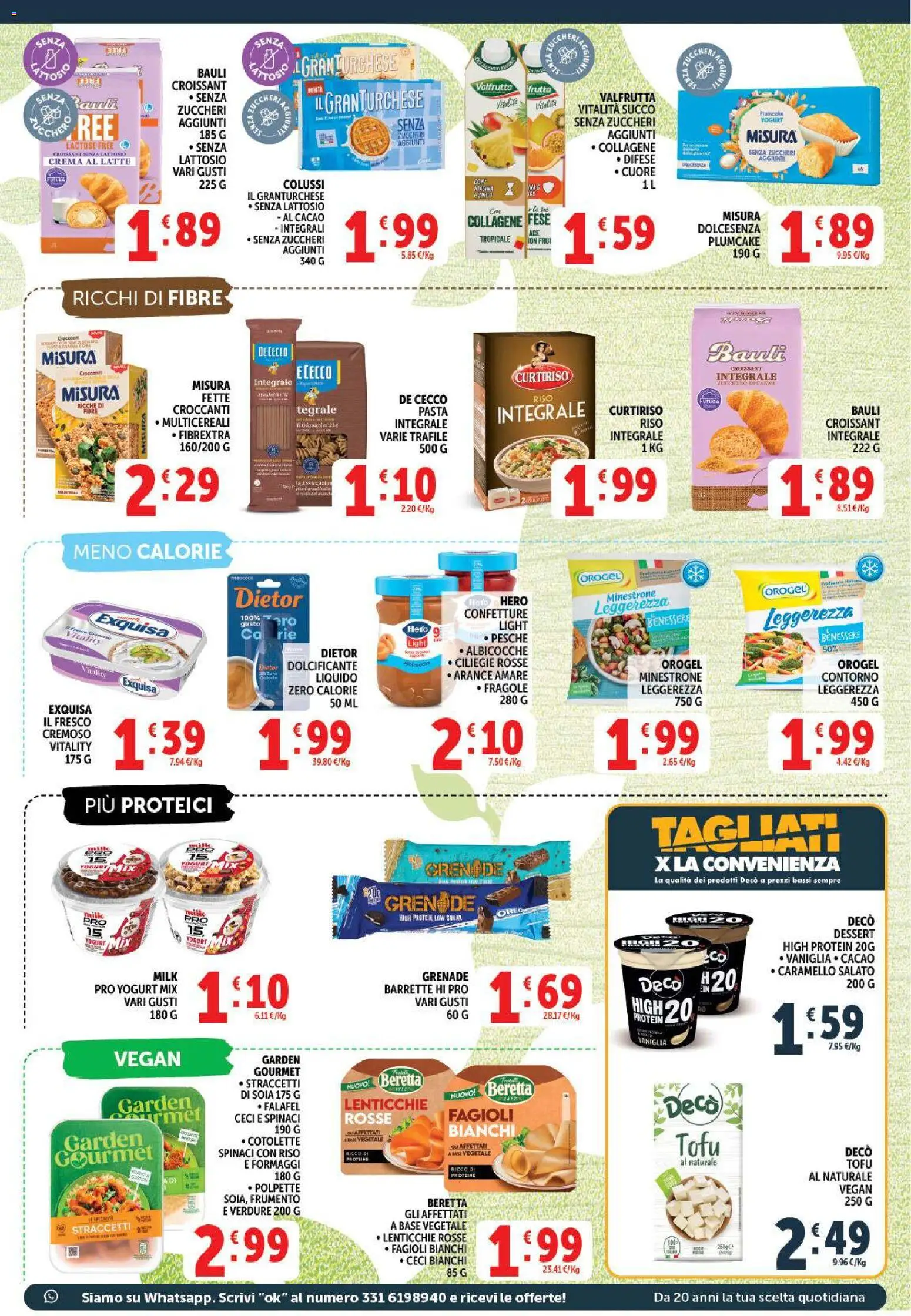 Volantino Decò del 01/09/2026 | Pagina: 9 | Prodotti: Yogurt, Ceci, Frutta, Albicocche