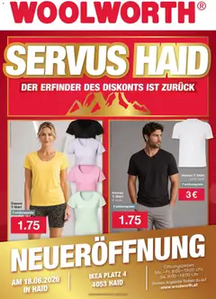 Woolworth Servus Haid! ab 18.06.2026 gültig
