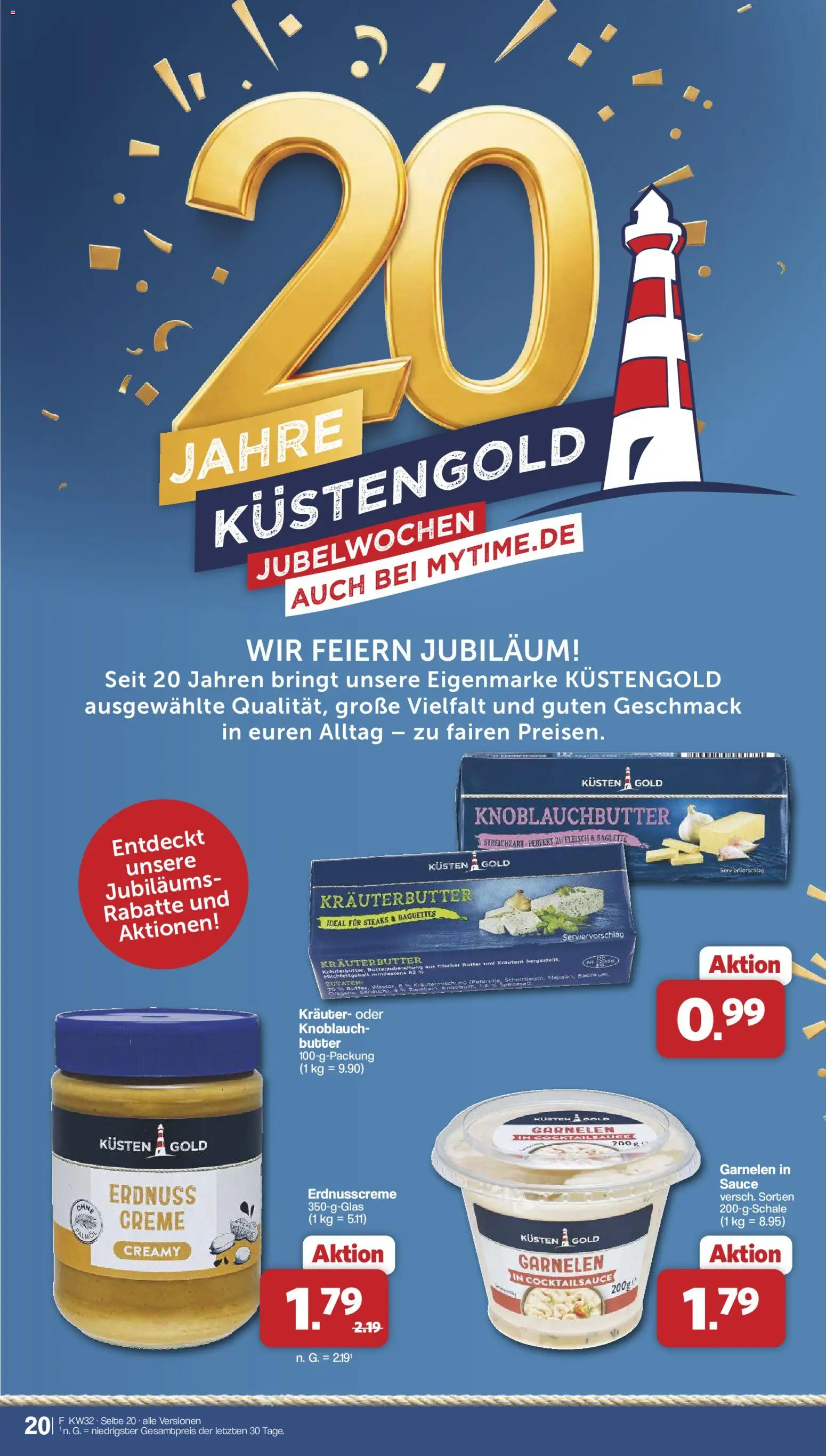 Famila Nordwest Prospekt – gültig ab 03.08.2026 | Seite: 22 | Produkte: Kräuterbutter, Garnelen, Creme, Fleisch