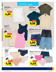 Hofer katalog akcije – veljaven od 10.06.2026 | Stran: 21 | Izdelki: Srajca, Majica, Kratke hlace, Spodnje perilo