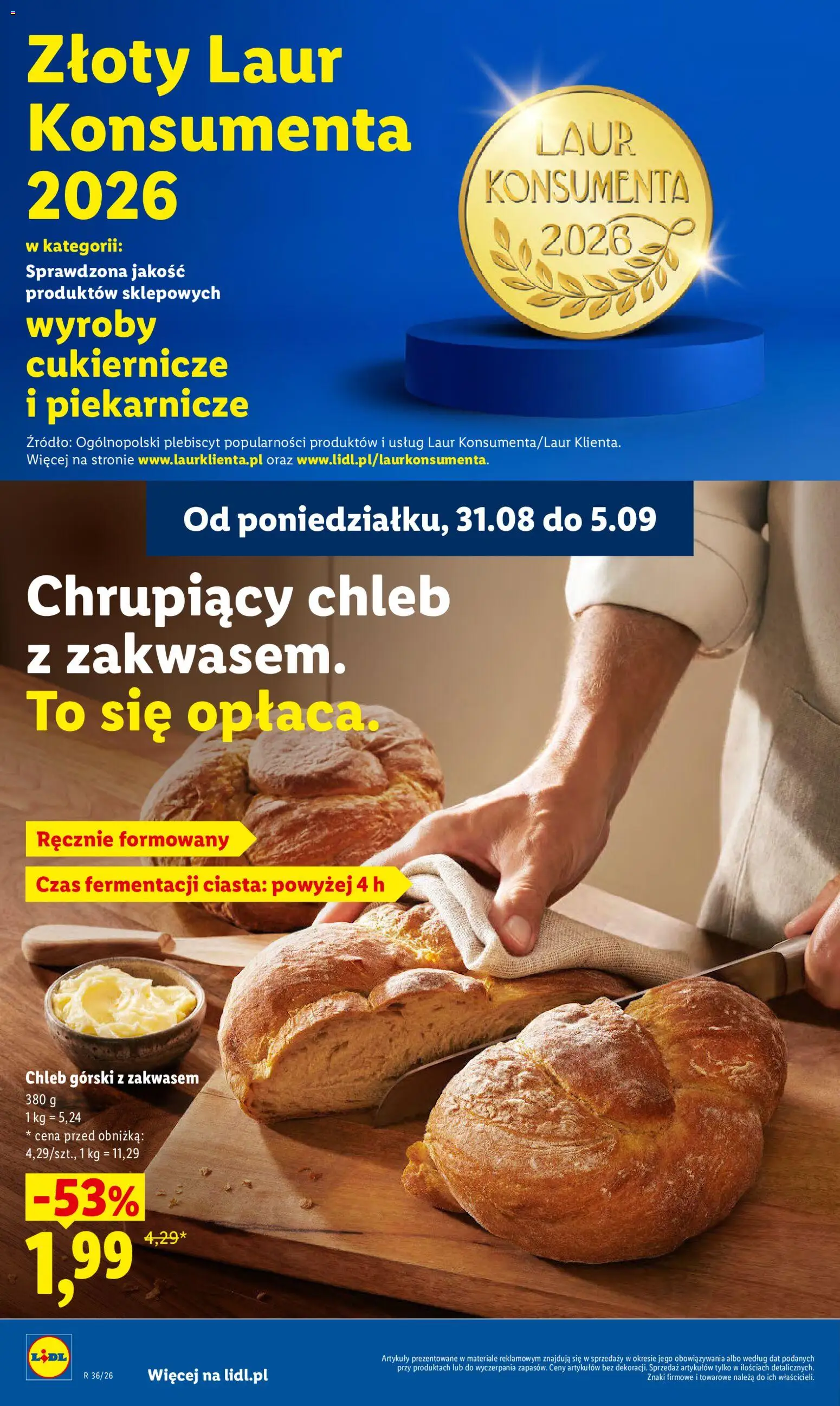 Lidl Polsko leták od 31.08.2026 | Strana: 46 | Produkty: Chléb