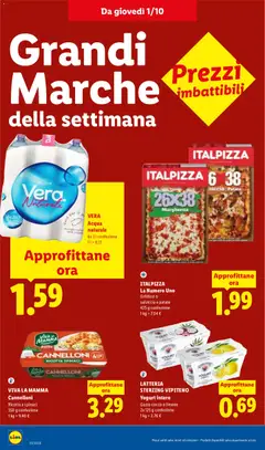 Anteprima del volantino LATTERIA STERZING VIPITENO Yogurt intero Gusto cocco o limone, 2x 125 g confezione valido a partire dal 01/10/2026 | Pagina: 16