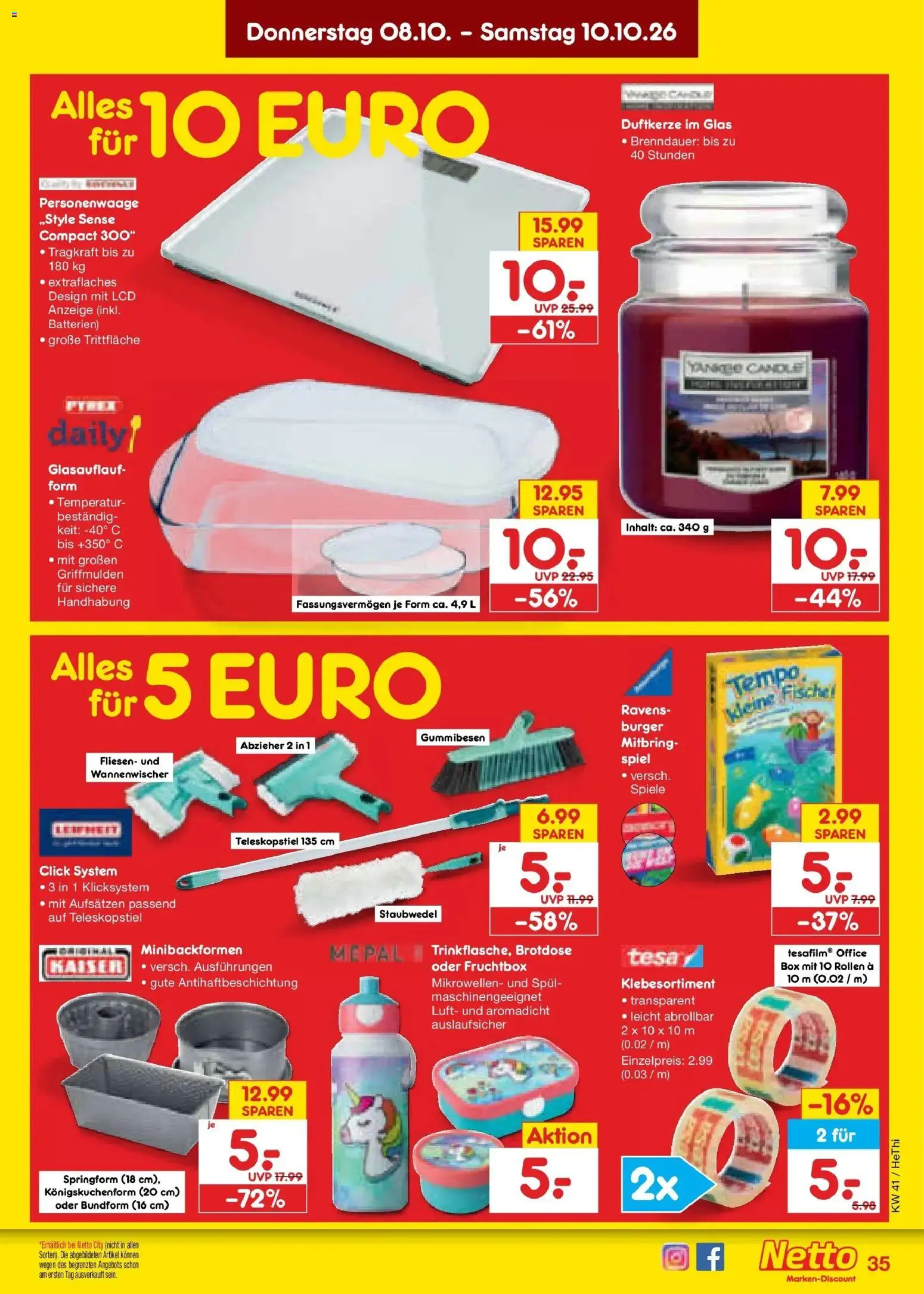 Netto Marken-Discount Prospekt Hamburg (ab 05.10.2026) » Angebote | Seite: 43 | Produkte: Batterien, Box, Burger, Personenwaage