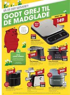 Punkt1 - Tilbudsavis gyldig fra 27.04.2026 | Side: 12 | Produkter: Brød, Ris, Brødrister, Køkkenvægt