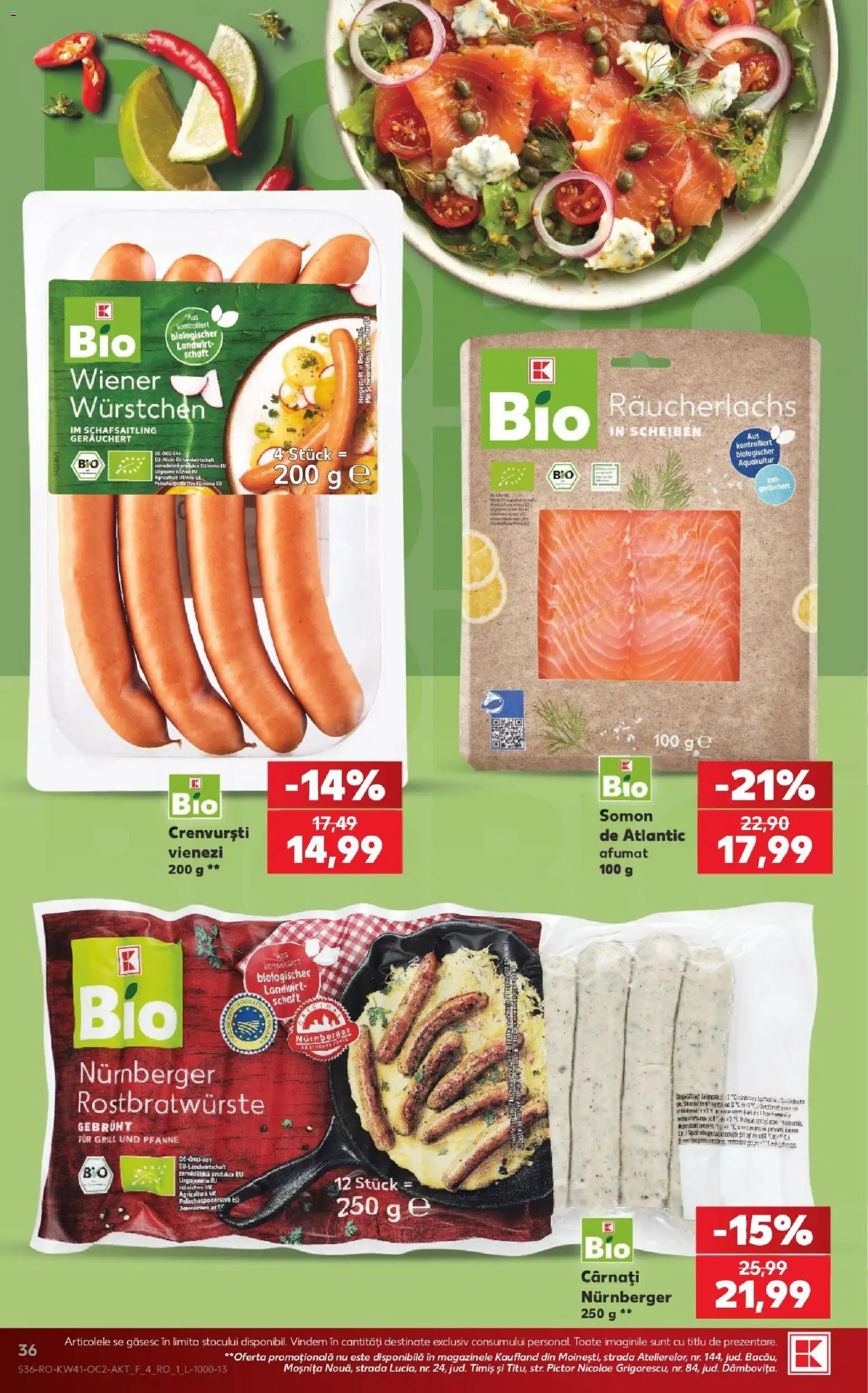 Kaufland RO akciós ujság - amely érvényes a következő dátumtól: 2026.10.07. | Oldal: 36 | Termékek: Grill
