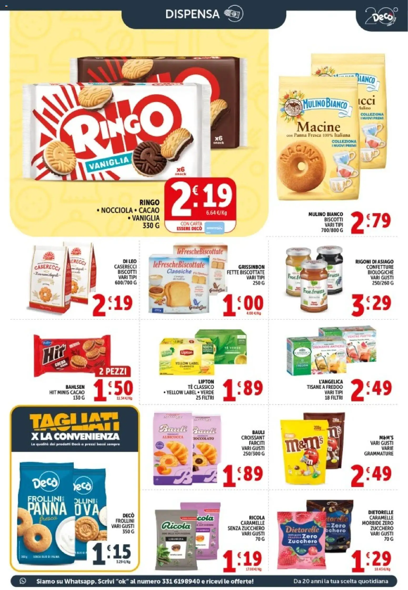 Volantino Decò del 08.06.2026 | Pagina: 11 | Prodotti: Tè, Croissant, Cacao, Frollini