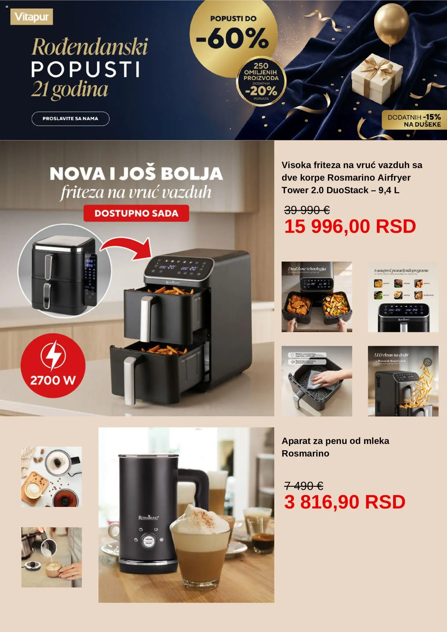Vitapur katalog - važi od 01.10.2026 | Strana: 3 | Proizvode: Led, Friteza