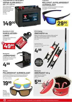 Motonet-mainoslehti voimassa 20.05.2026 alkaen | Sivu: 13 | Tuotteet: Lukko, Aurinkolasit, Akku