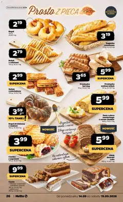 Pogląd oferty "Bagietka czosnkowa, Bagietka czosnkowa" - ważna od 14.09.2026 | Strona: 26
