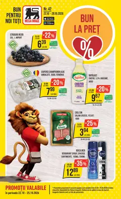 Ofertele Mega Image valabile de la 22.10.2026