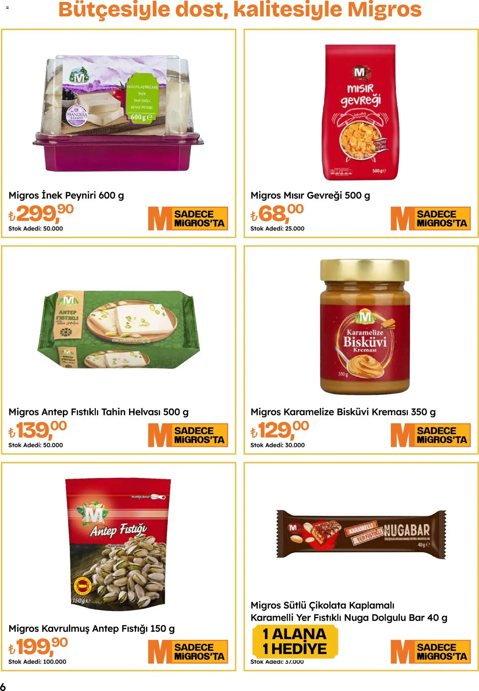 Migros Katalog - 5M Migroskop Dijital - 10 Eylül 2026 tarihinden itibaren geçerlidir | Sayfa: 6 | Ürünler: Fıstık, Çikolata, Mısır, Bisküvi